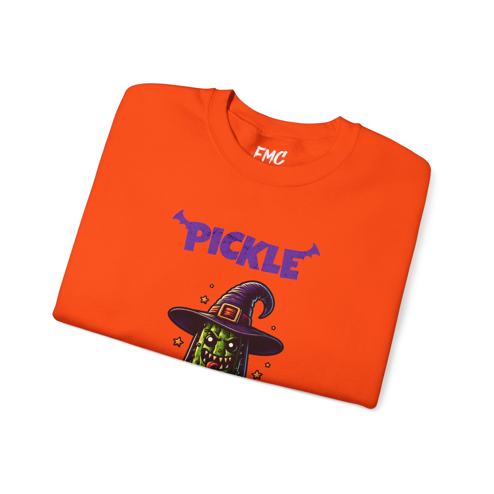 Pickle Adult Sweatshirt - Pickle Boo Halloween Adult Sweatshirt, Perfect for Pickle Lovers, Women Halloween Adult Sweatshirt, Halloween Gift