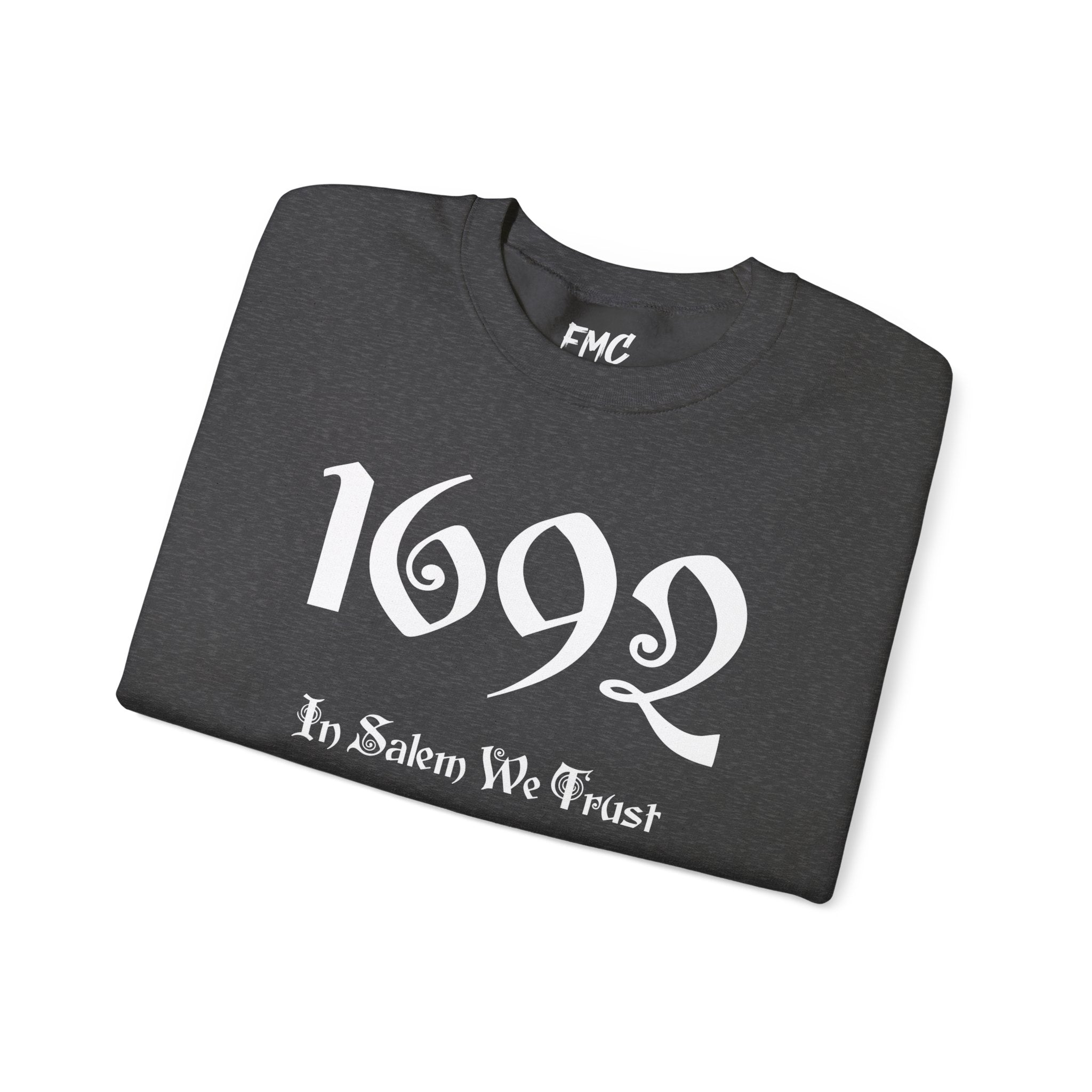 1692 Salem Halloween Adult Sweatshirt - 1692 In Salem We Trust Adult Sweatshirt, 1692 Salem Witch Sweatshirt, Women Halloween Sweatshirt