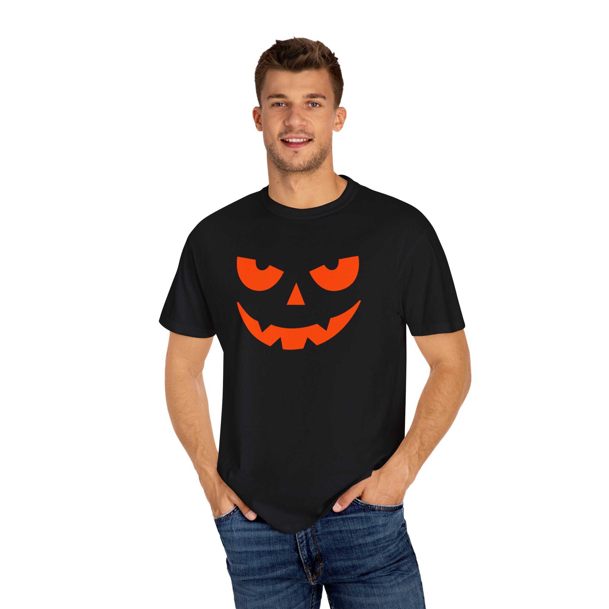Pumpkin Face Halloween Shirt - Jack O Lantern Shirt, Scary Pumpkin Shirt, Family Halloween Shirt, Unisex Halloween Shirt, Tee
