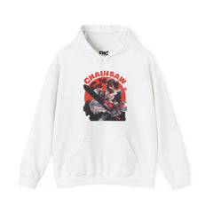 Chainsaw Cutie Hoodie - Anime Chainsaw Halloween Hoodie, Cute Women and Girls Halloween Hoodie, Trendy and Popular Halloween Apparel
