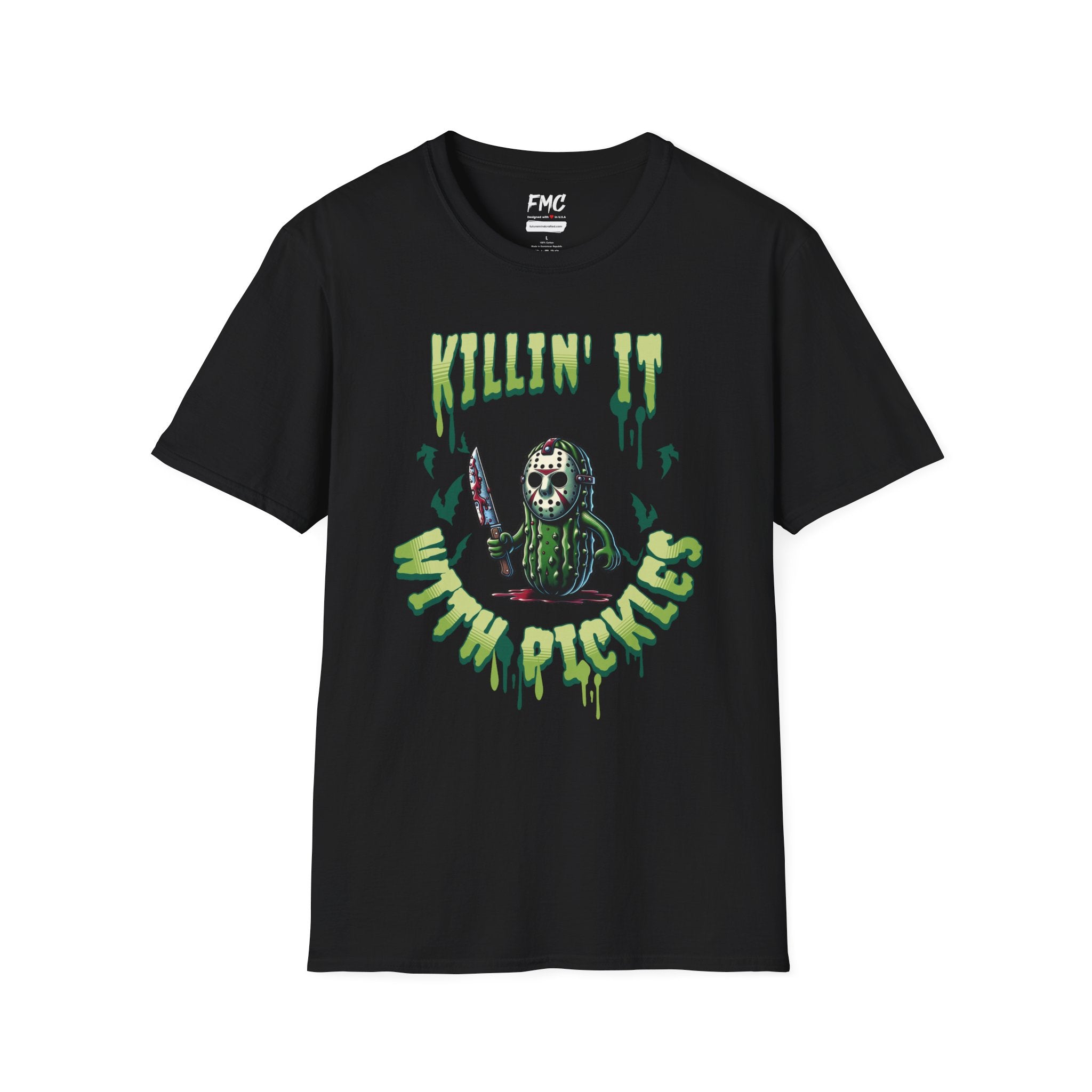 Pickle Jason Shirt - Pickle Jason Voorhees Halloween Tee, Popular Unisex Halloween Shirt, Perfect Pickle Lover Gift for Halloween Main image