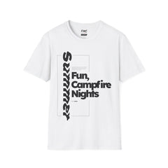 Summer Fun Shirt - Stylish Summer Campfire Tee, Unisex Summer Nights Shirt, Trendy Beach Shirt and Summer Outfit, Perfect Vacay Shirt