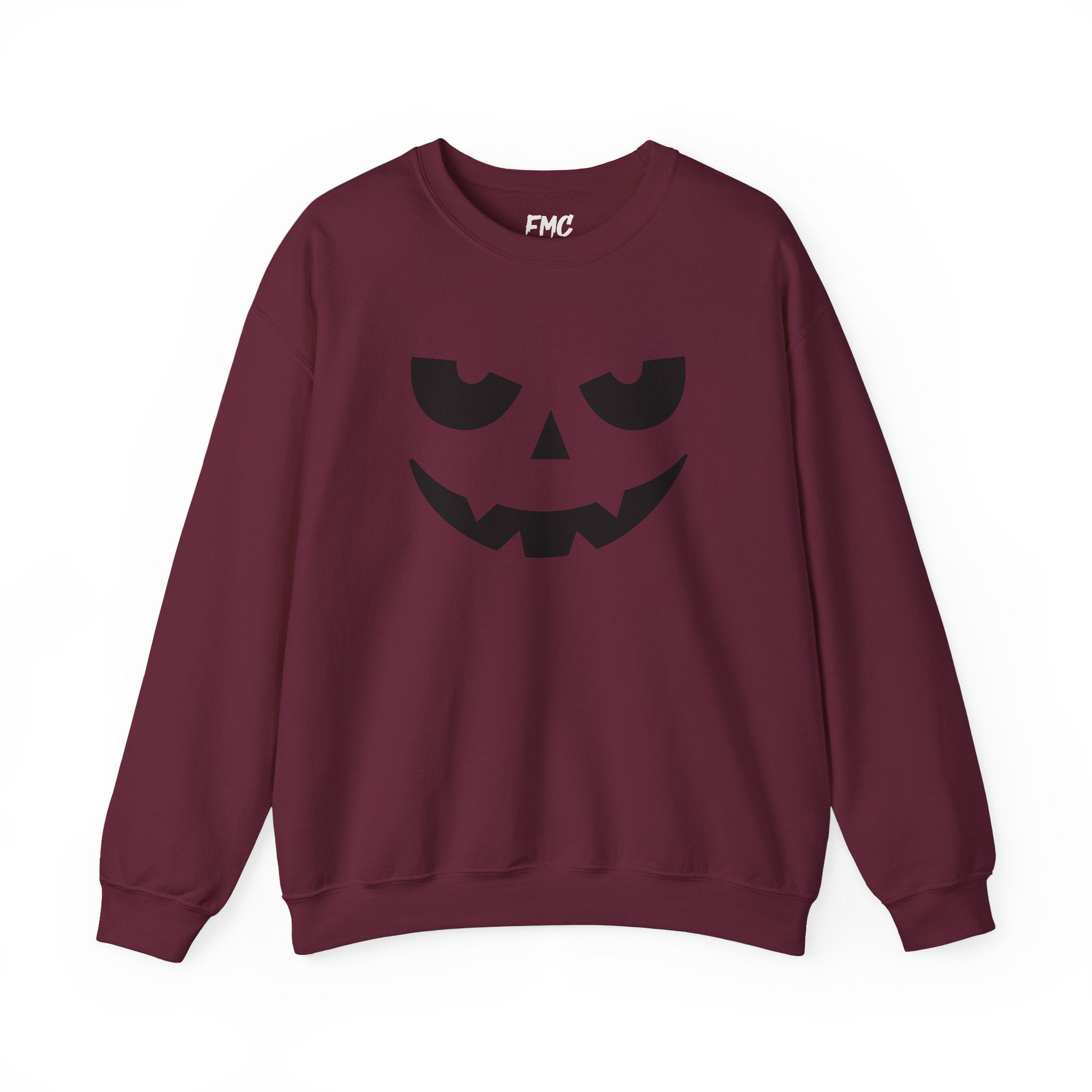 Pumpkin Face Halloween Sweatshirt - Jack O Lantern Sweatshirt, Scary Pumpkin Sweatshirt, Family Halloween Sweatshirt, Unisex Halloween Sweatshirt