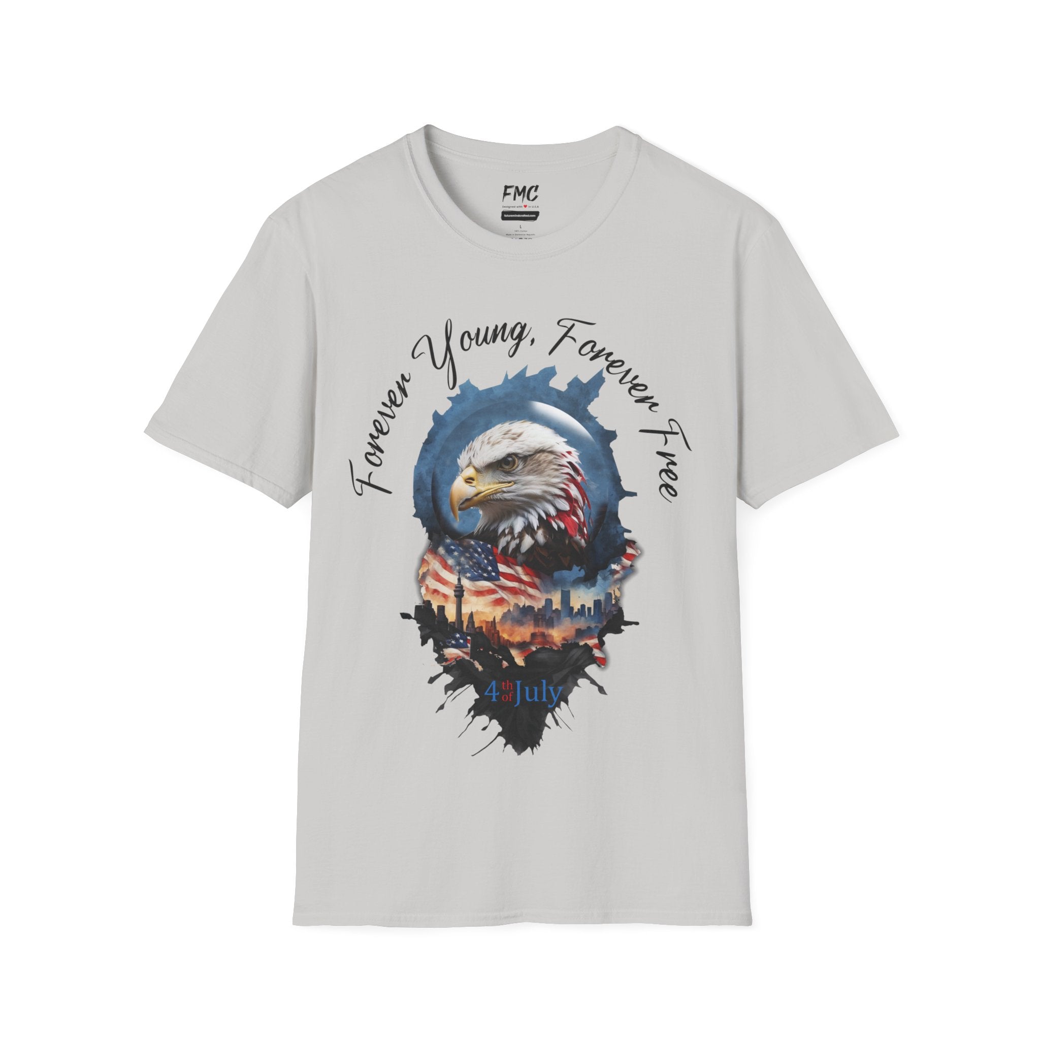 Forever Young Forever Free Tshirt 4th of July Shirt, Gift for 4th Of July, Independence T-Shirt, Patriot Shirt