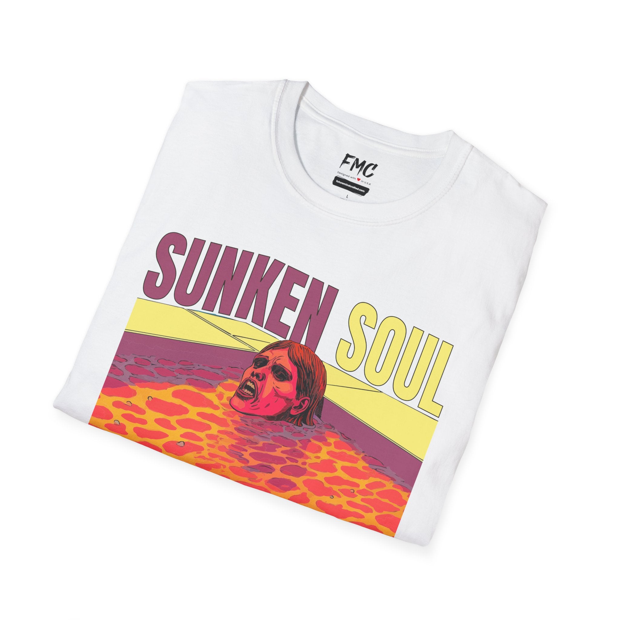 Sunken Soul Shirt - Death Valley Design, Melting in the Pool Unisex Summer Tee, Trendy Beach Shirt, Perfect Summer Beach Outfit, Vacay Shirt