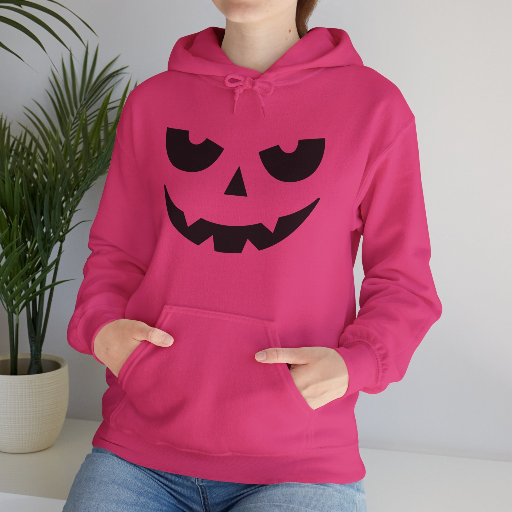 Pumpkin Face Halloween Hoodies - Jack O Lantern Hoodies, Scary Pumpkin Hoodies, Family Halloween Hoodies, Unisex Halloween Hoodies