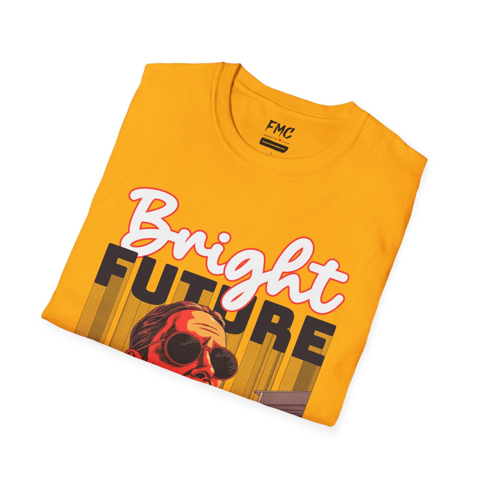 Bright Future Shirt - Melting Man Funny Summer Shirt, Unisex Beach Shirt, Trendy Summer Shirt and Beach Outfit, Ideal Vacay Shirt