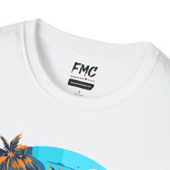 Palm Tree Shirt - Sport Car Summer Shirt for Men, Trendy Beach Shirt and Summer Outfit, Cool Vacay Shirt, Ideal Summer Gift