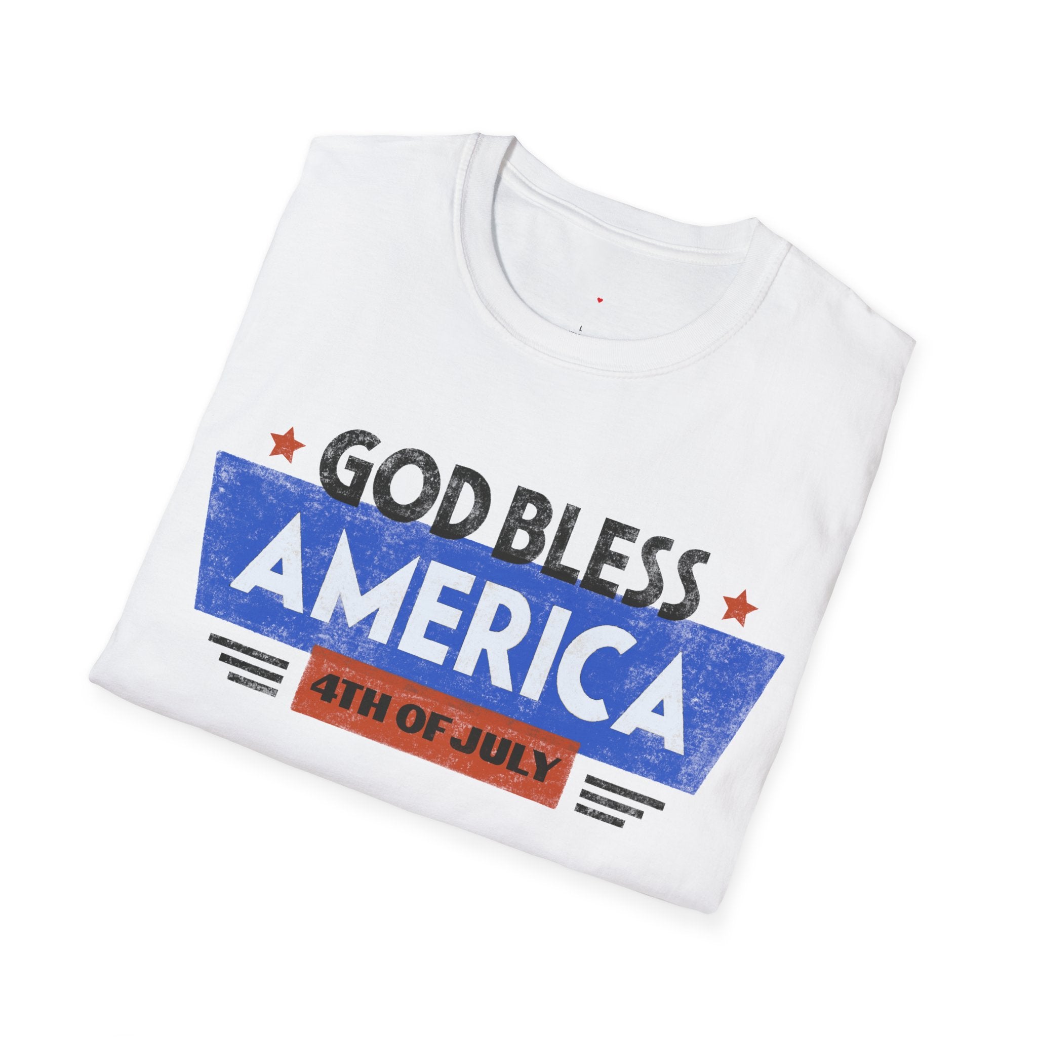 God Bless America Patriotic Shirt, Ideal for Independence Day, 4th of July Shirt, Unisex USA Shirt, Stylish America Tshirt