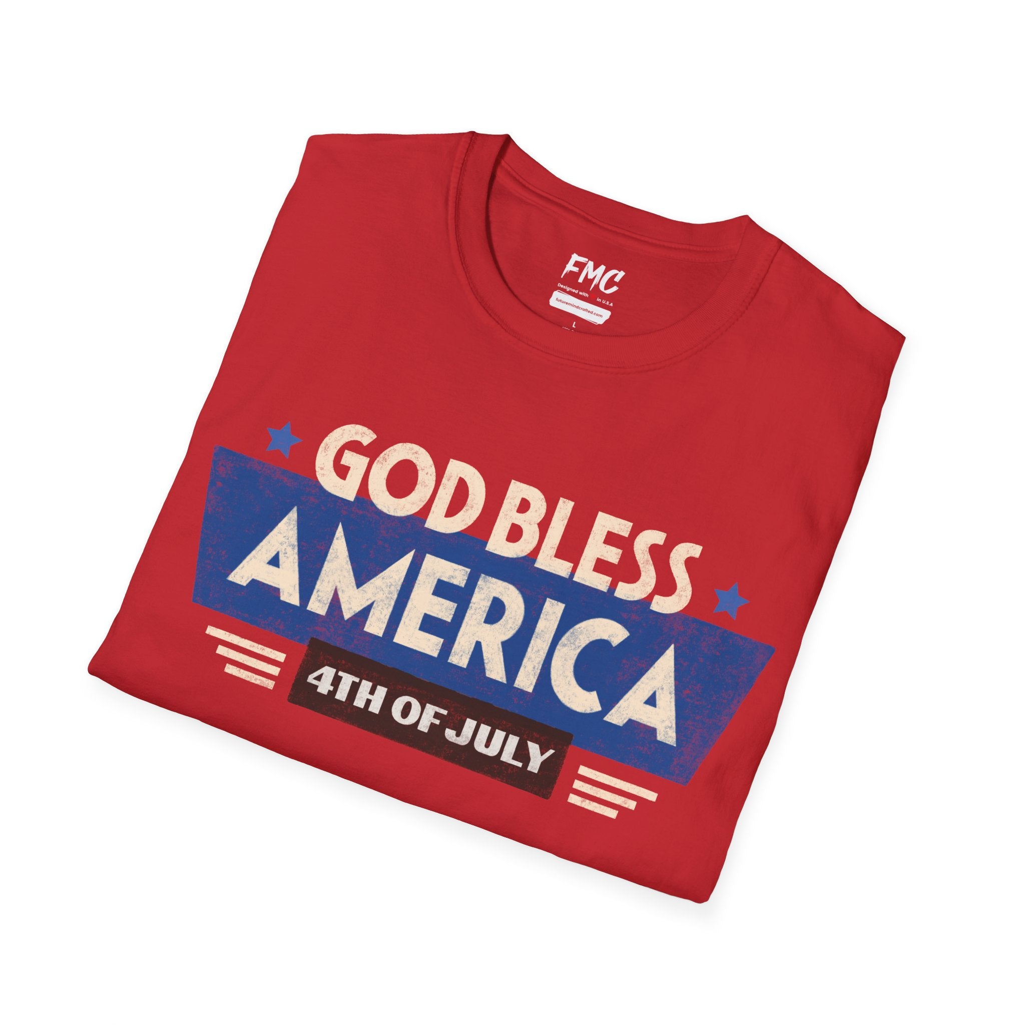 God Bless America Patriotic Shirt, Ideal for Independence Day, 4th of July Shirt, Unisex USA Shirt, Stylish America Tshirt