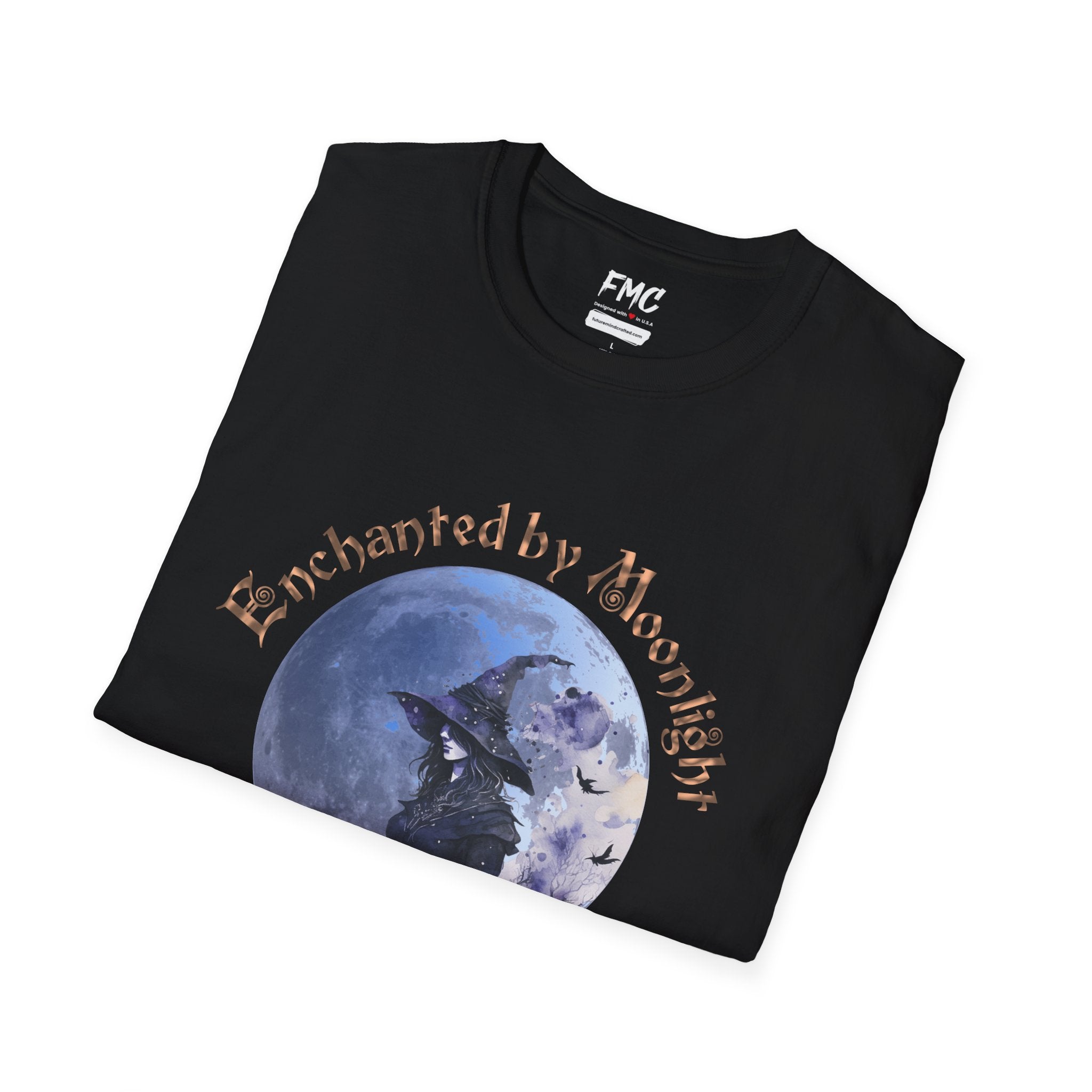 1692 Moonlight Enchanted Witch Halloween Shirt - 1692 Moonlight Witch Shirt, 1692 Salem Witch  Shirt, Girls Halloween Shirt, Tee
