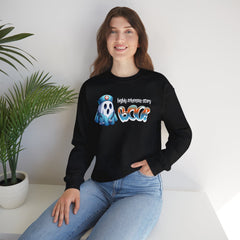 ICU Halloween Sweatshirt - Highly Intensive Scary Boo Halloween Sweat, Boo ICU Nurse Fall Sweatshirt, Boo Med Sweat, Ideal Halloween Gift