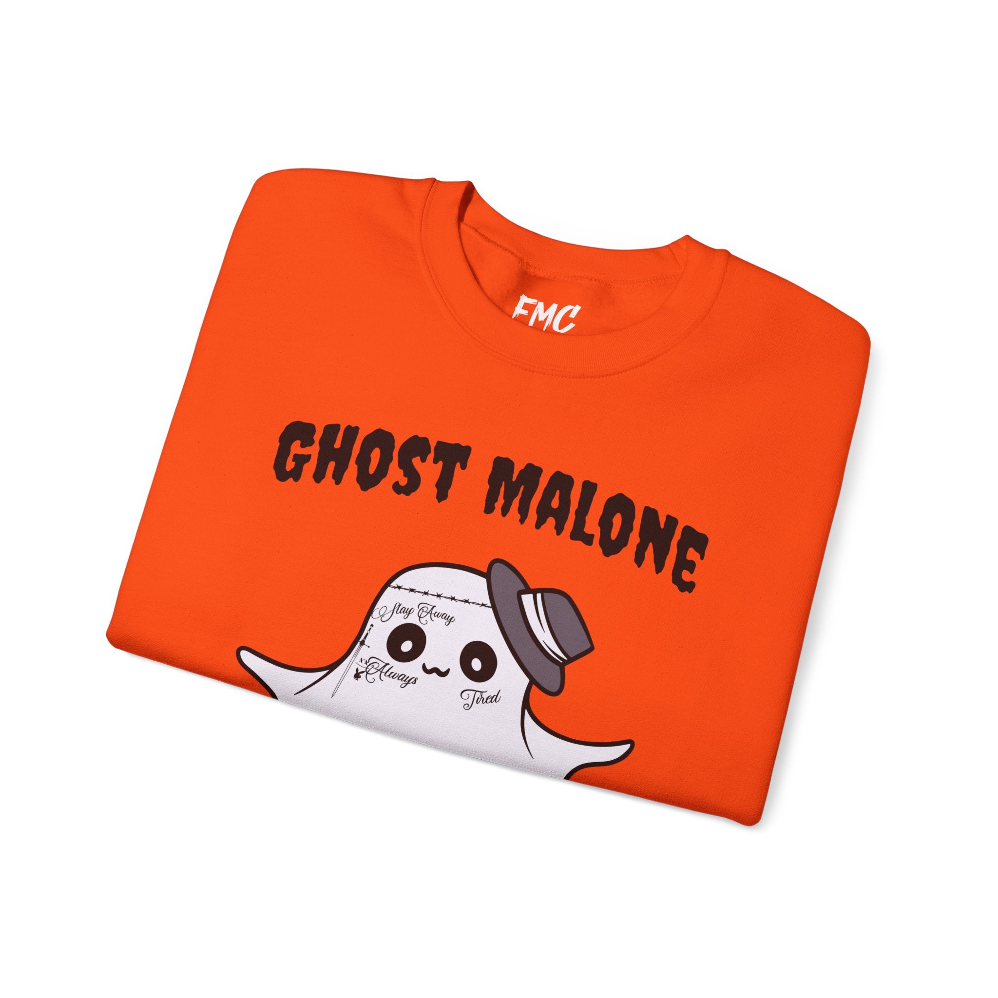 Ghost Malone Sweatshirt - Funny Post Malone Spookydoodles Sweatshirt, Perfect Ghostly Style for Halloween 2024, Perfect Posty Sweatshirt
