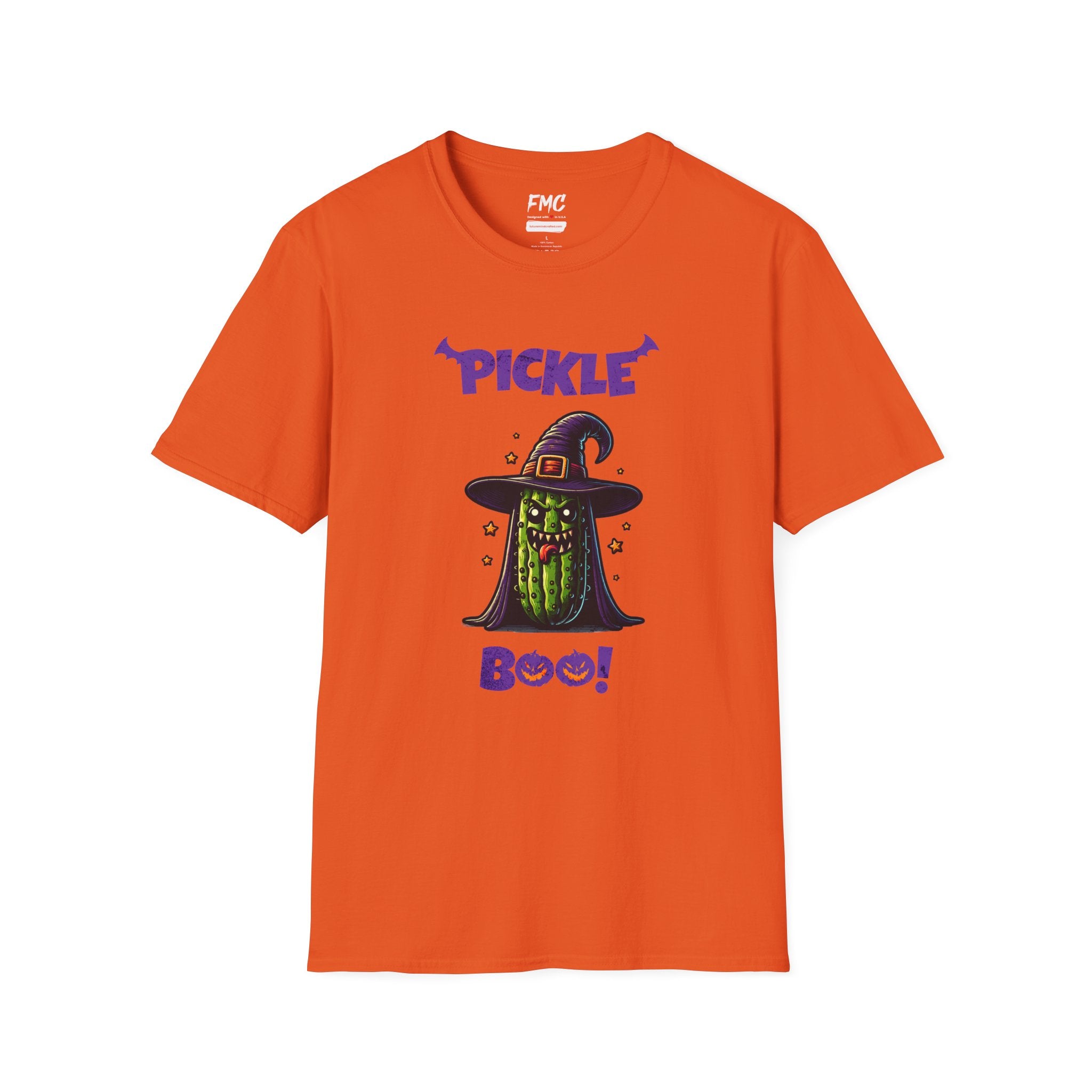 Pickle Shirt - Scary Pickle Boo Halloween Tee, Perfect for Pickle Lovers, Trendy Women Halloween Shirt, Ideal Halloween Gift Secondary image