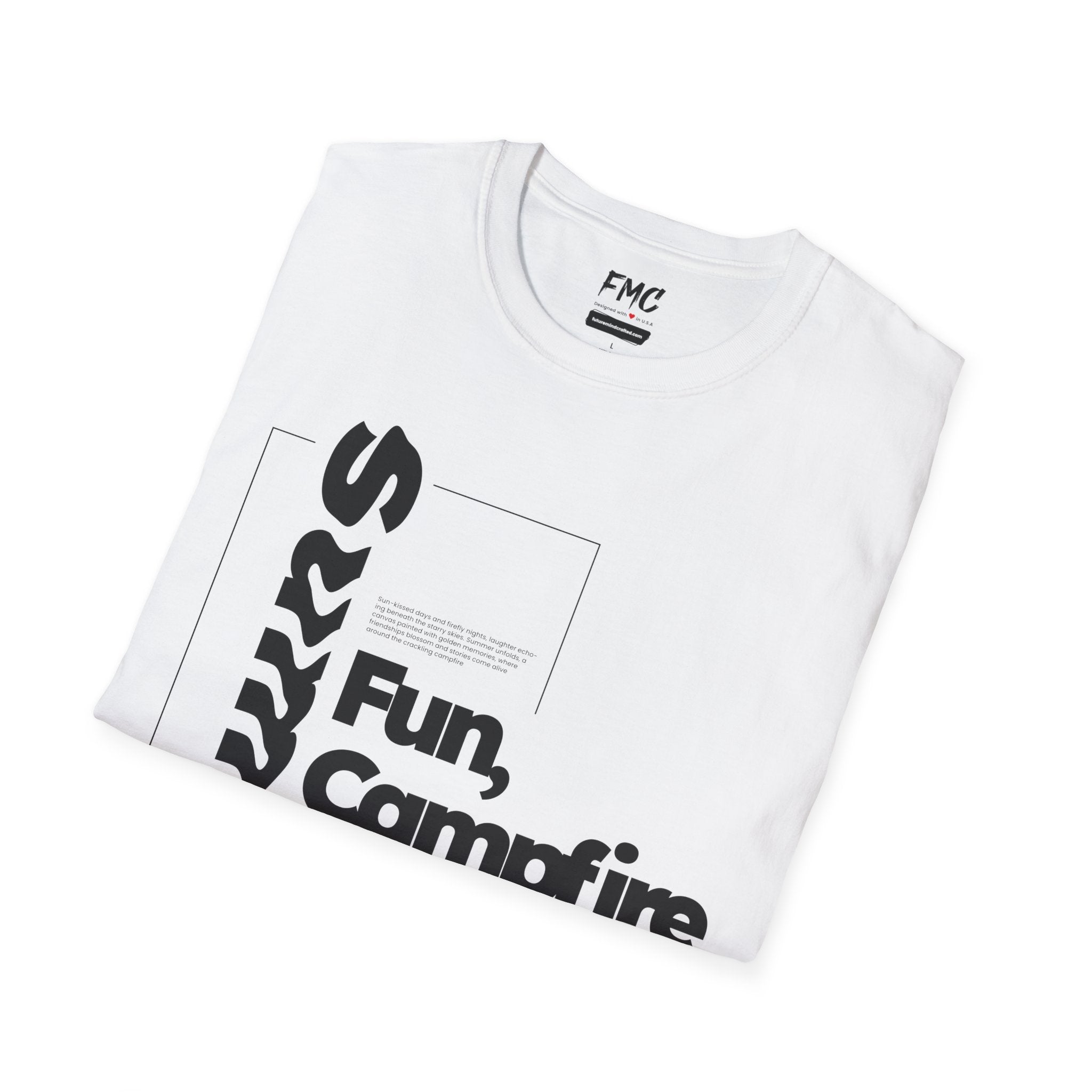 Summer Fun Shirt - Stylish Summer Campfire Tee, Unisex Summer Nights Shirt, Trendy Beach Shirt and Summer Outfit, Perfect Vacay Shirt