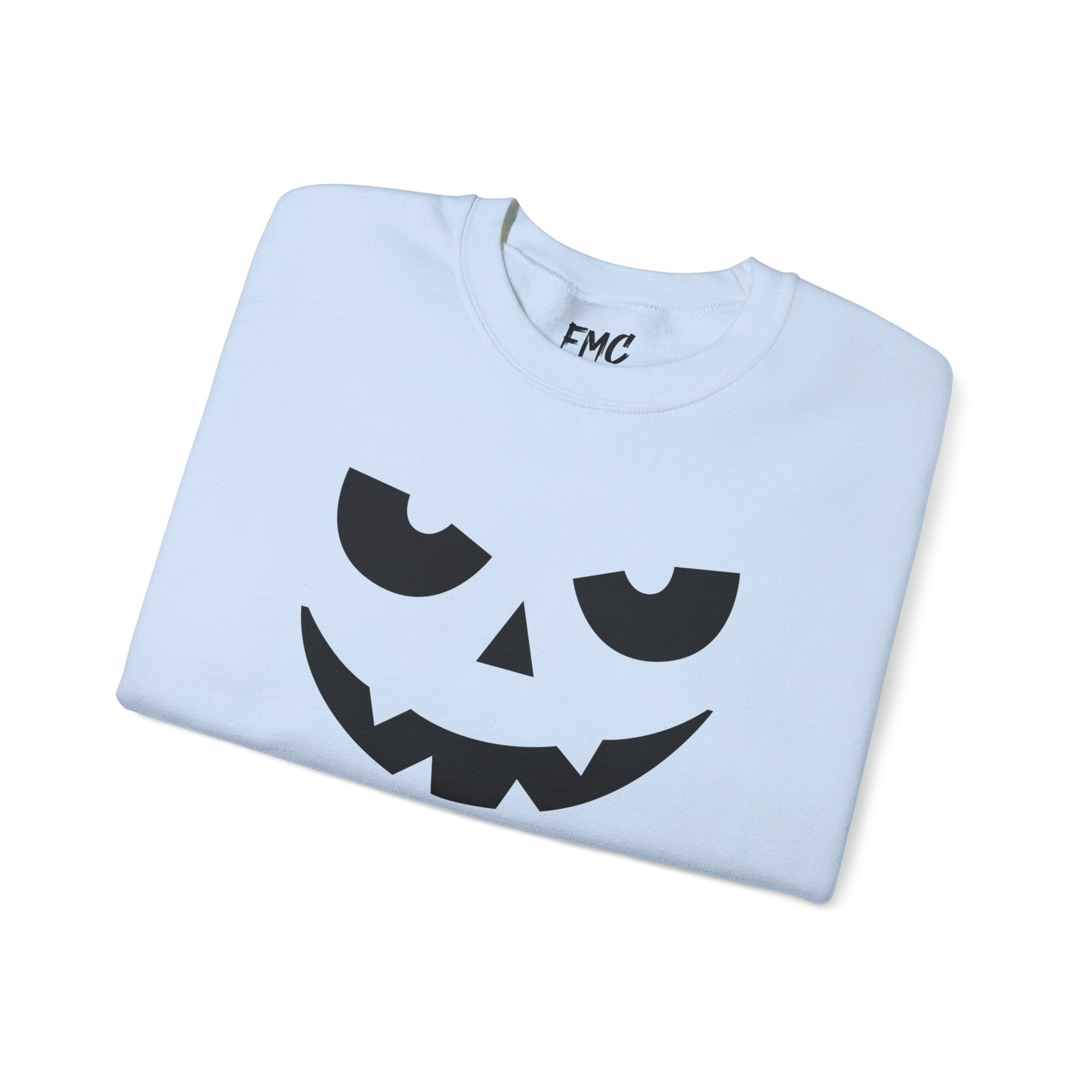 Pumpkin Face Halloween Sweatshirt - Jack O Lantern Sweatshirt, Scary Pumpkin Sweatshirt, Family Halloween Sweatshirt, Unisex Halloween Sweatshirt