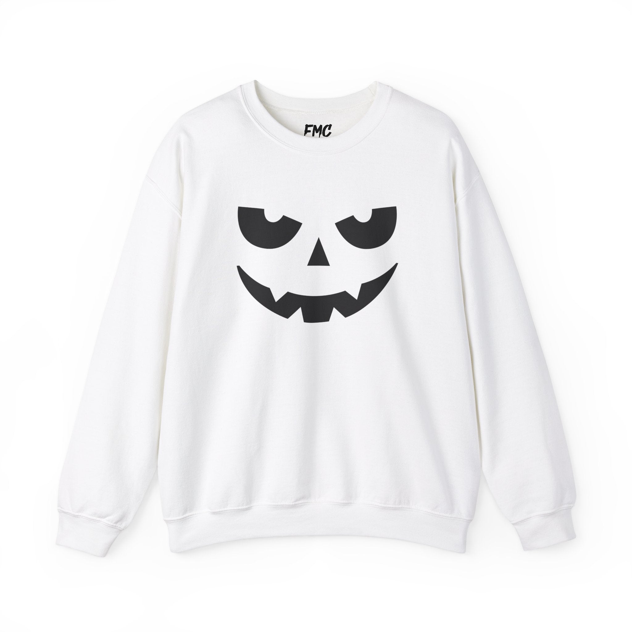 Pumpkin Face Halloween Sweatshirt - Jack O Lantern Sweatshirt, Scary Pumpkin Sweatshirt, Family Halloween Sweatshirt, Unisex Halloween Sweatshirt