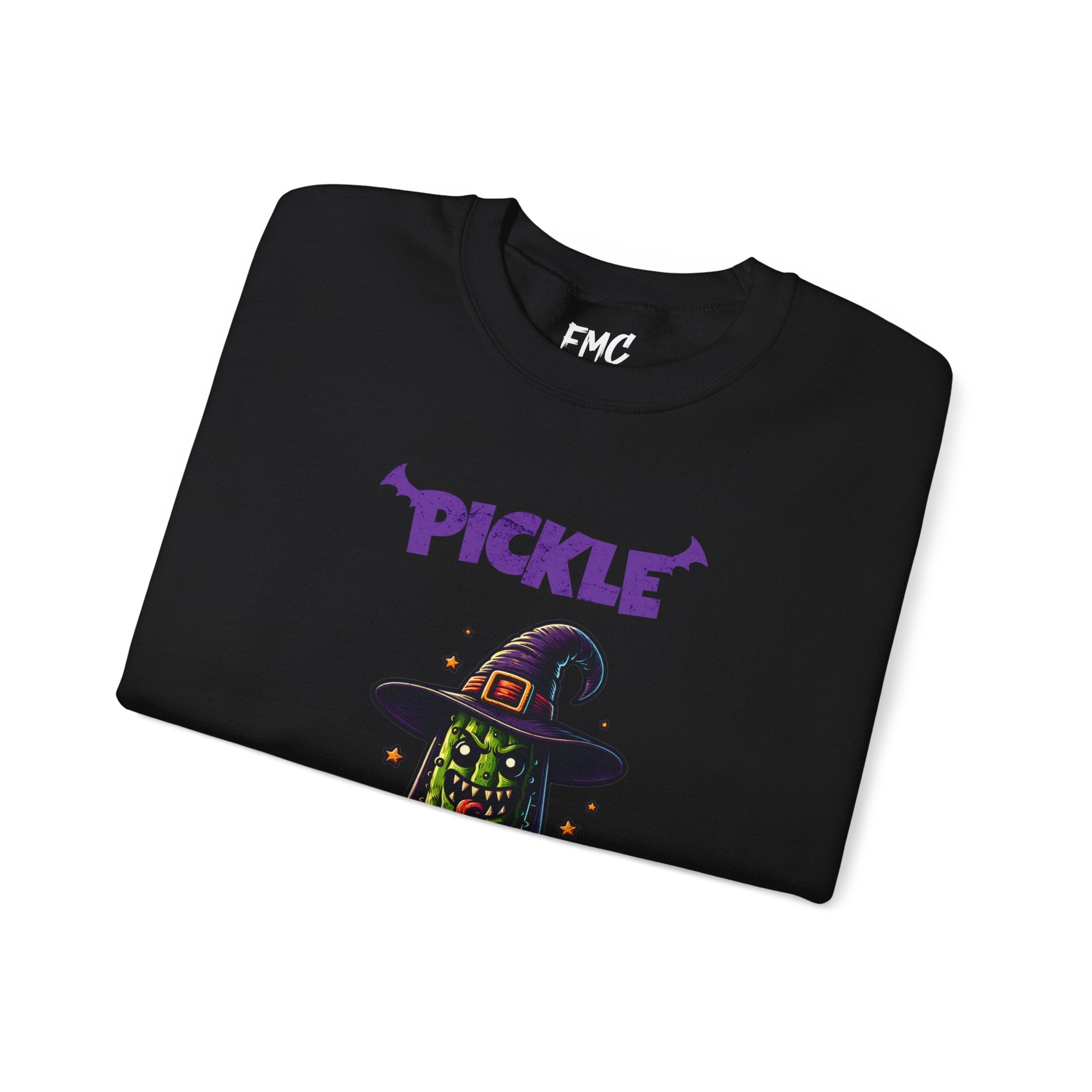 Pickle Adult Sweatshirt - Pickle Boo Halloween Adult Sweatshirt, Perfect for Pickle Lovers, Women Halloween Adult Sweatshirt, Halloween Gift
