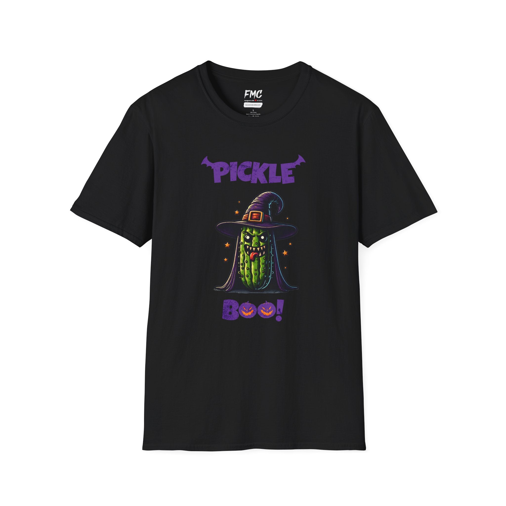 Pickle Shirt - Scary Pickle Boo Halloween Tee, Perfect for Pickle Lovers, Trendy Women Halloween Shirt, Ideal Halloween Gift Main image