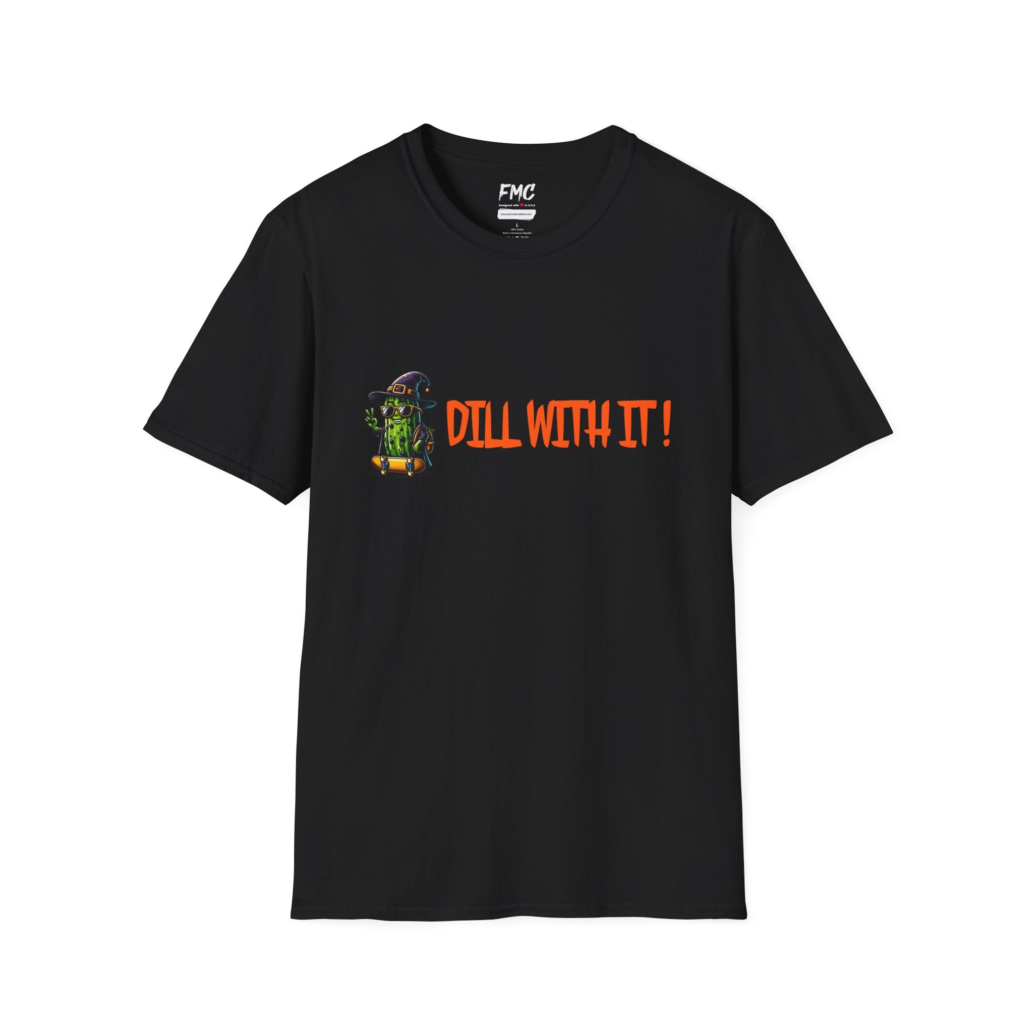 Pickle Shirt - Dill With It Halloween Tee, Funny Pickle Lover Shirt, Trendy Women Halloween Shirt, Perfect Canning Season and Halloween Gift Main image