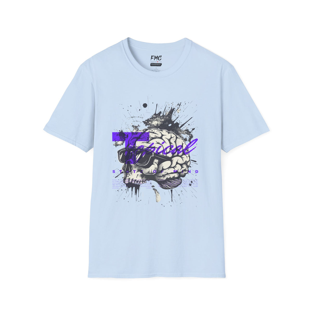 Tropical Shirt - State of Mind Abstract Skull Tee, Unisex Beach Shirt, Trendy Summer Shirt, Perfect Summer Beach Outfit and Vacay Shirt
