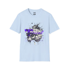 Tropical Shirt - State of Mind Abstract Skull Tee, Unisex Beach Shirt, Trendy Summer Shirt, Perfect Summer Beach Outfit and Vacay Shirt