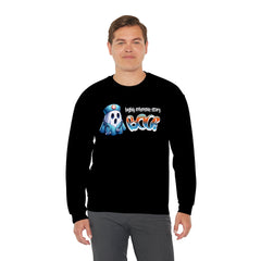 ICU Halloween Sweatshirt - Highly Intensive Scary Boo Halloween Sweat, Boo ICU Nurse Fall Sweatshirt, Boo Med Sweat, Ideal Halloween Gift