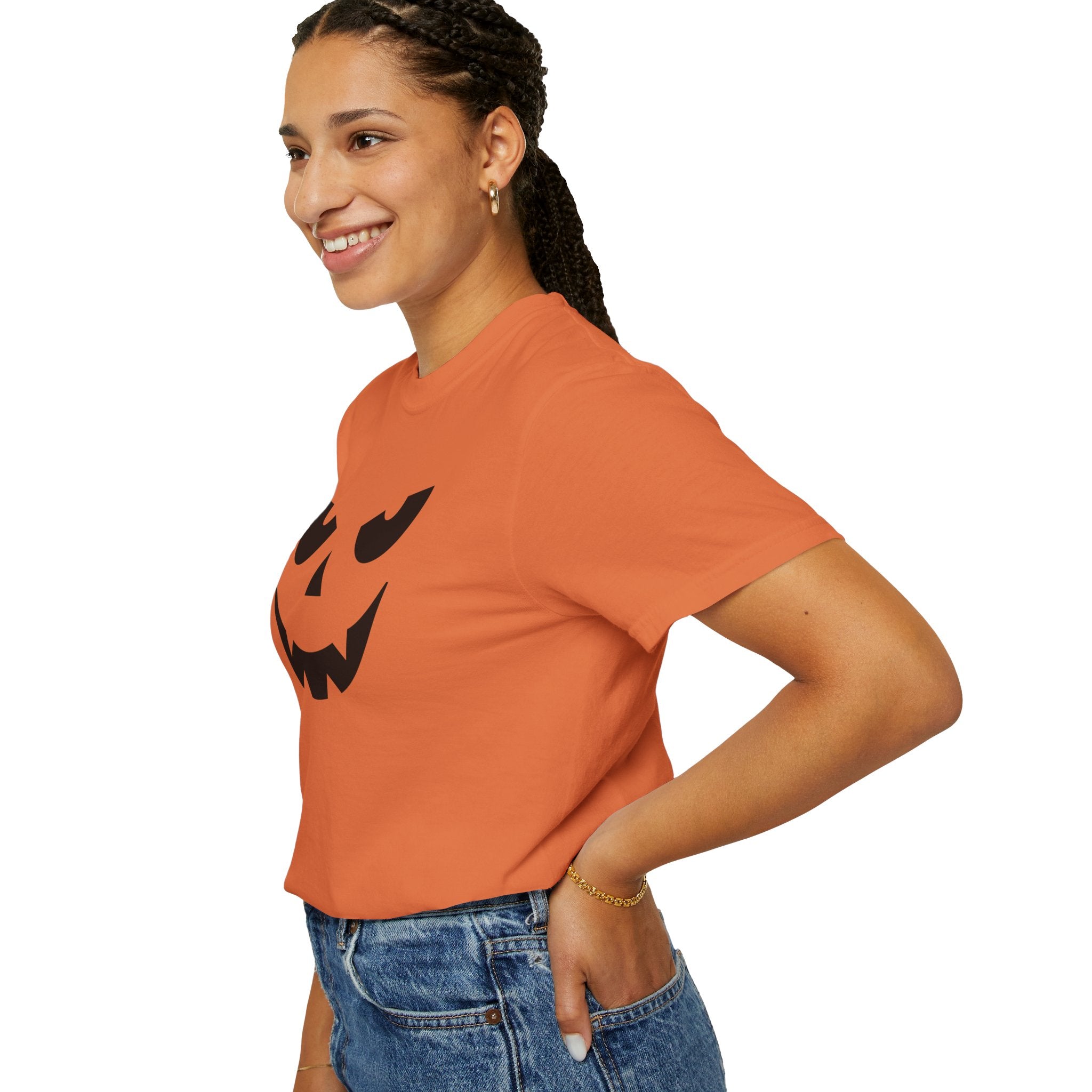 Pumpkin Face Halloween Shirt - Jack O Lantern Shirt, Scary Pumpkin Shirt, Family Halloween Shirt, Unisex Halloween Shirt, Tee