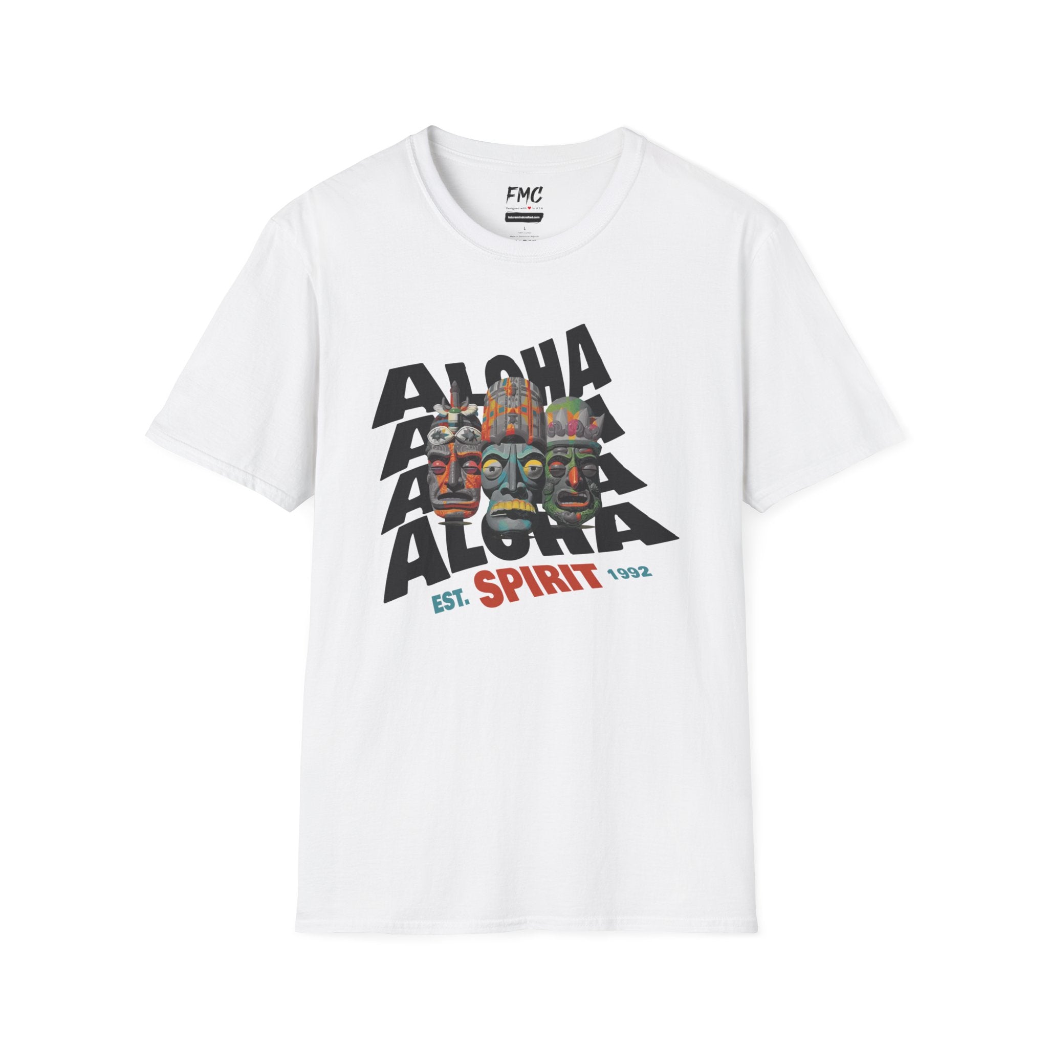 Aloha Summer Shirt - Aloha Masks Tropical Summer Tee, Unisex Beach Shirt, Trendy Summer Shirt, Perfect Summer Beach Outfit and Vacay Shirt, Tee