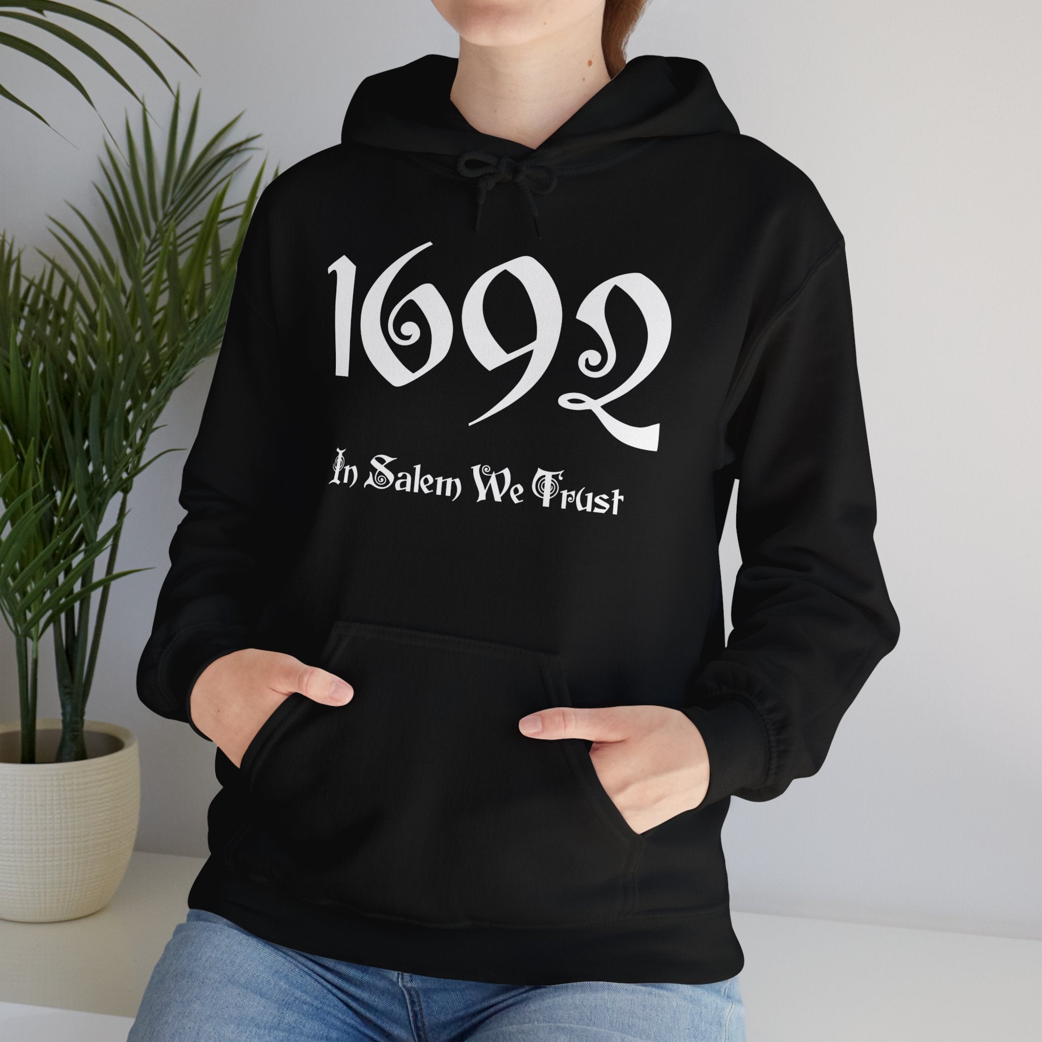 1692 Salem Halloween Witch Adult Hoodie - 1692 Witch Adult Hoodie, 1692 Salem Witch Hoodie, Women Halloween Hoodie, Cute Halloween