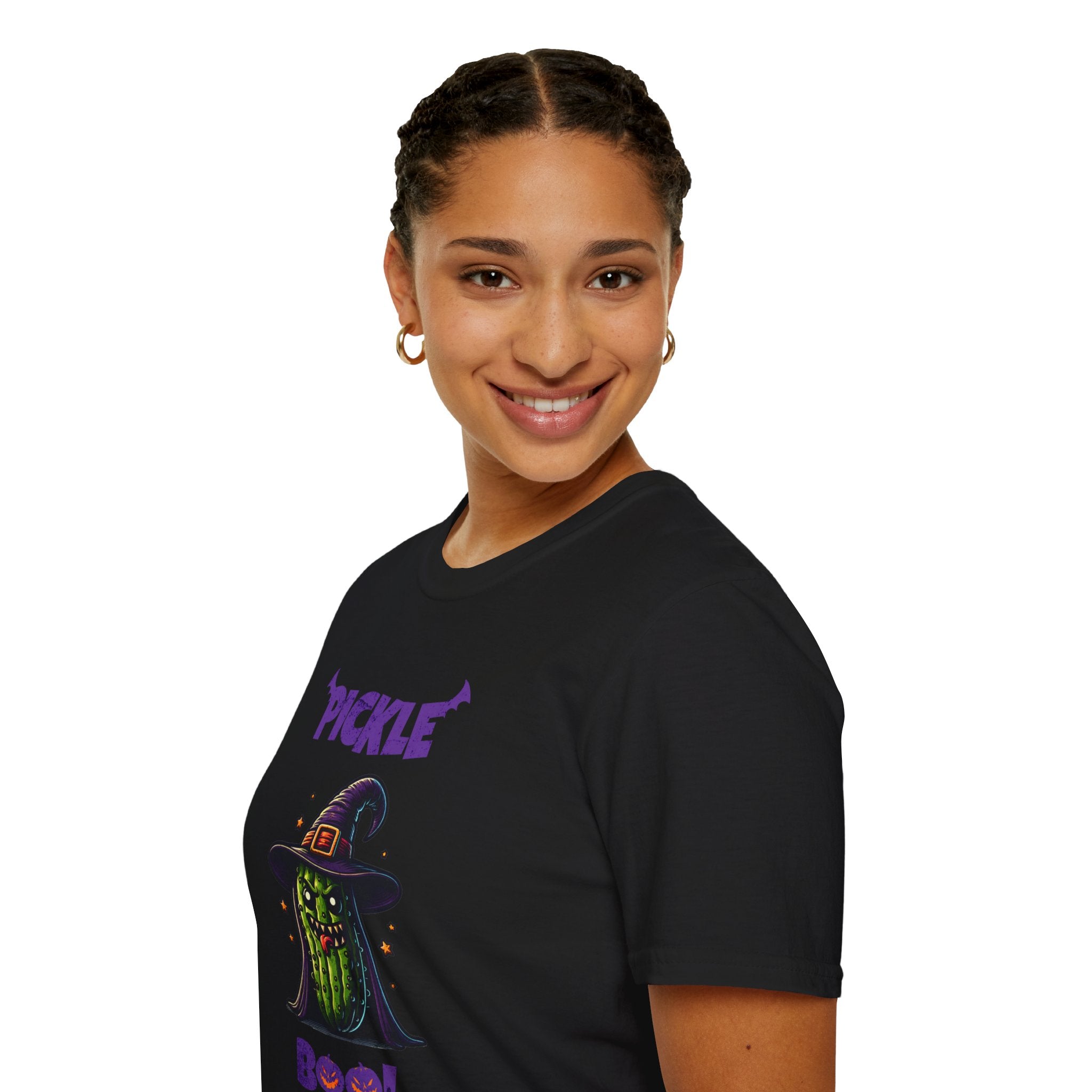Pickle Shirt - Scary Pickle Boo Halloween Tee, Perfect for Pickle Lovers, Trendy Women Halloween Shirt, Ideal Halloween Gift