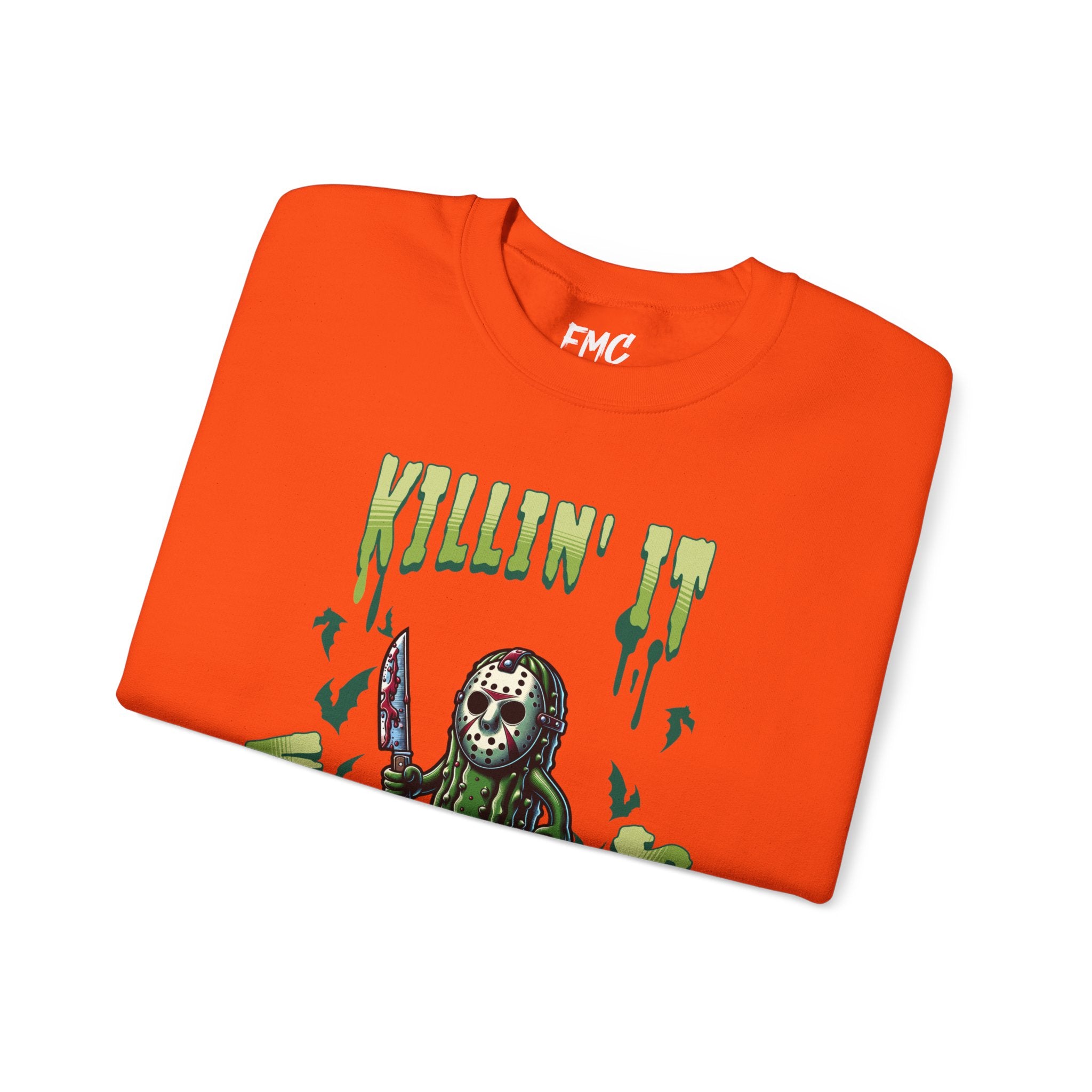 Pickle Jason Adult Sweatshirt - Pickle Jason Voorhees Halloween Adult Sweatshirt, Unisex Halloween Adult Sweatshirt, Pickle Lover Gift