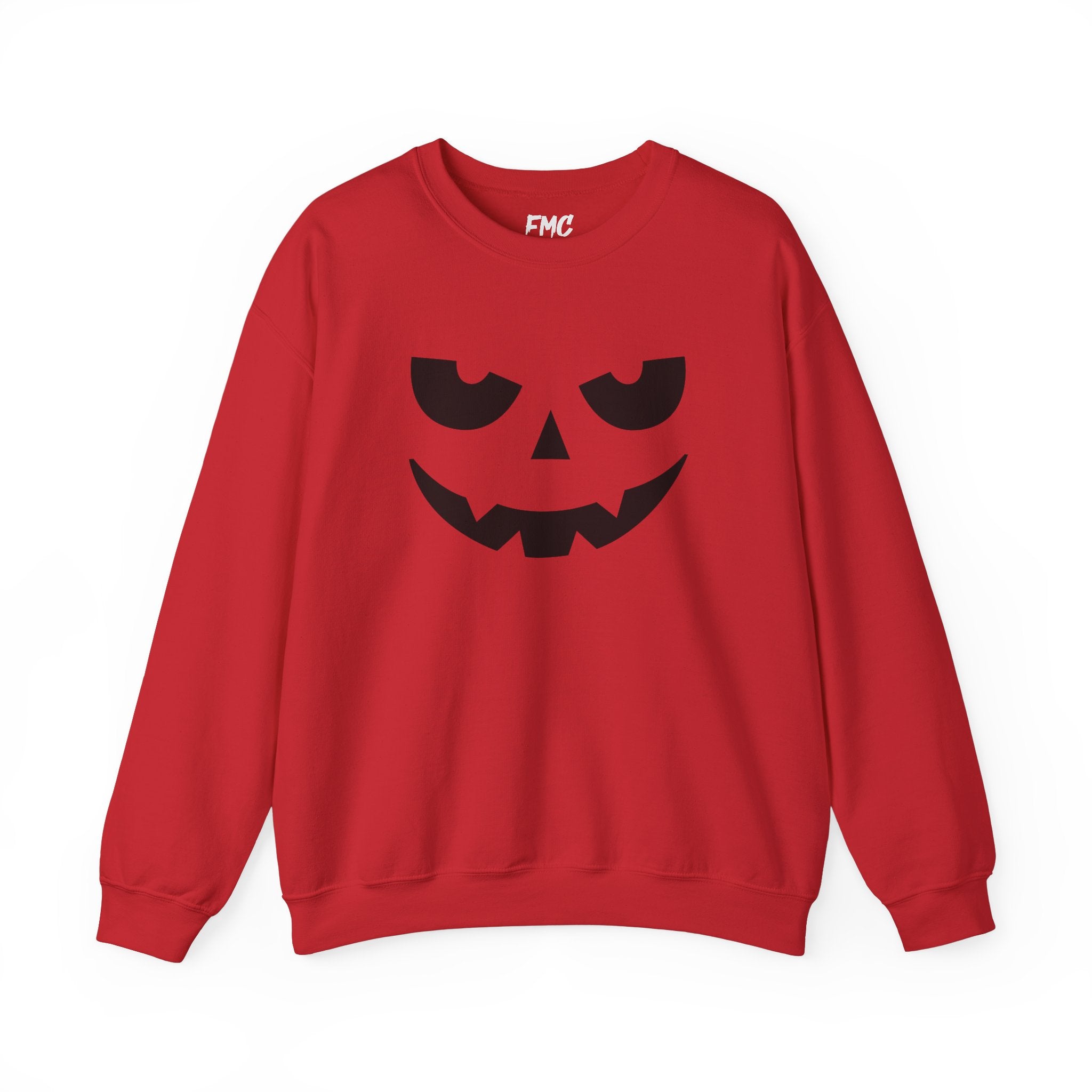 Pumpkin Face Halloween Sweatshirt - Jack O Lantern Sweatshirt, Scary Pumpkin Sweatshirt, Family Halloween Sweatshirt, Unisex Halloween Sweatshirt