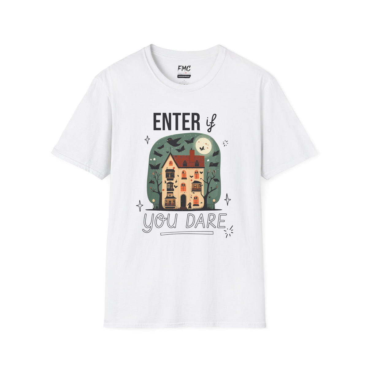 Enter If You Dare Shirt - Haunted House Shirt, Scary House Shirt, Unisex Halloween Apparel, Funny Halloween Puns, Trendy Halloween Tee