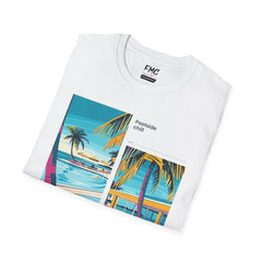 Pool Side Shirt - Trendy 80s Swimming Pool Shirt, Unisex Beach Shirt, Perfect Summer Shirt and Beach Outfit, Ideal Vacay Shirt, Tee