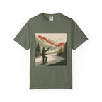 Fishing Lake Graphic T-Shirt — Vintage Fly Fishing Scene