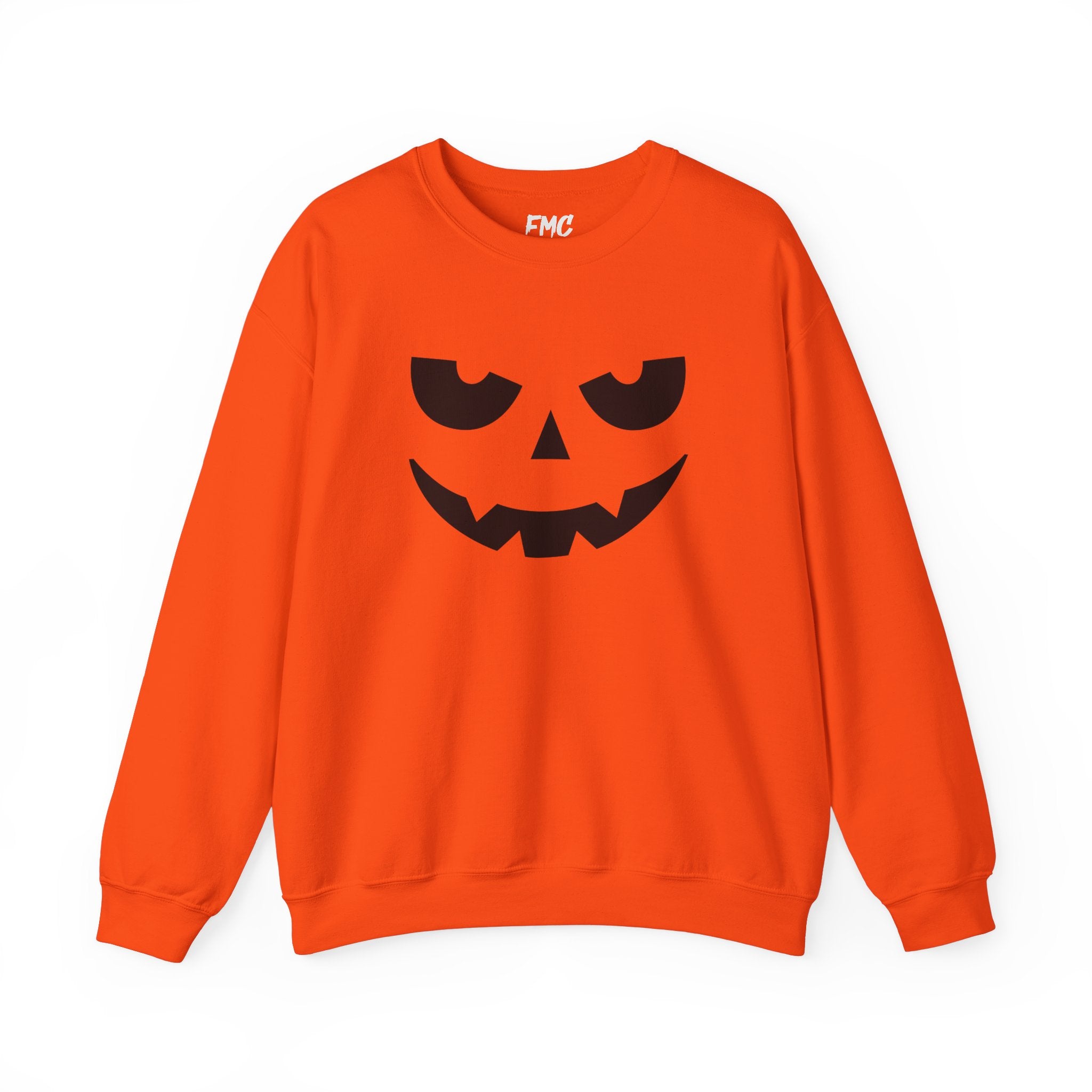 Pumpkin Face Halloween Sweatshirt - Jack O Lantern Sweatshirt, Scary Pumpkin Sweatshirt, Family Halloween Sweatshirt, Unisex Halloween Sweatshirt