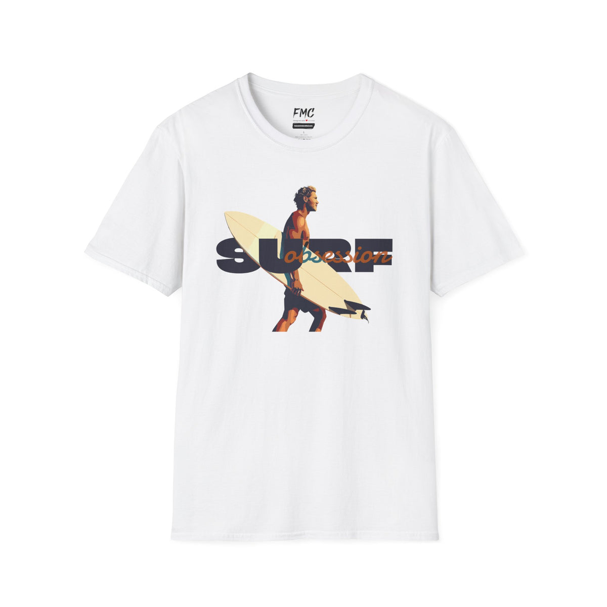 Surf Obsession Shirt - Surfing Man Ocean Shirt, Cool Beach Shirt for Men, Trendy Summer Shirt and Beach Outfit, Perfect Vacay Shirt, Tee