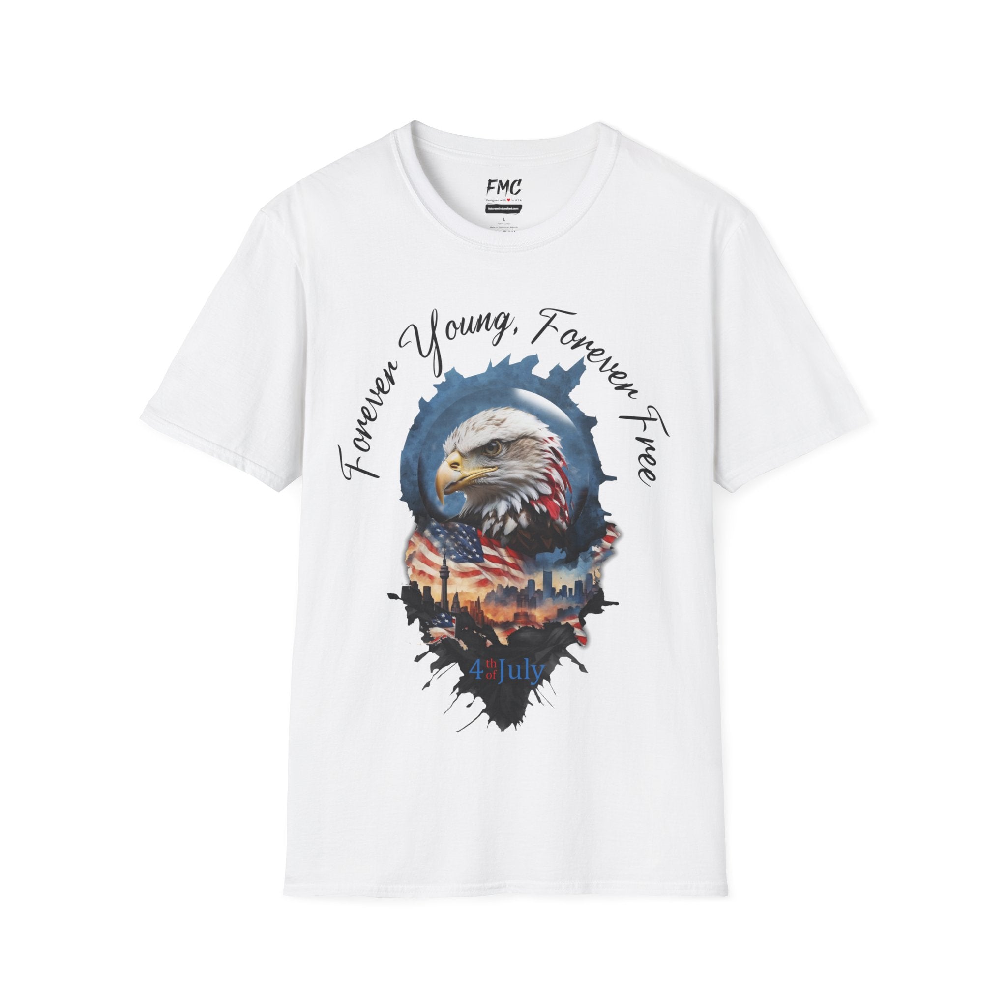 Forever Young Forever Free Tshirt 4th of July Shirt, Gift for 4th Of July, Independence T-Shirt, Patriot Shirt