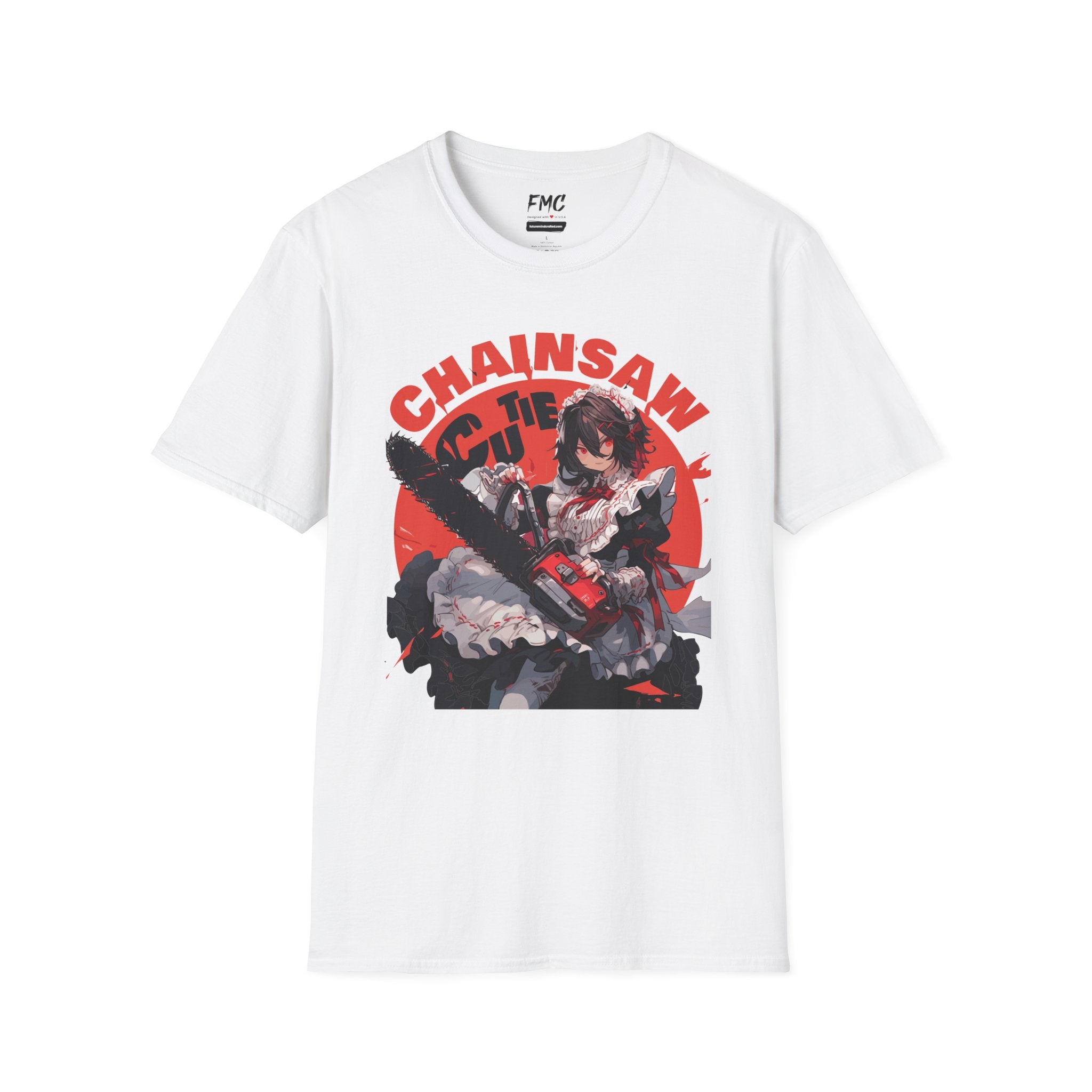 Chainsaw Cutie Shirt - Anime Chainsaw Halloween Shirt, Cute Women and Girls Halloween Tshirt, Trendy and Popular Halloween Apparel