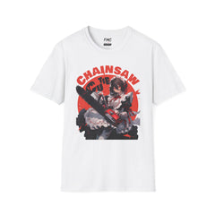 Chainsaw Cutie Shirt - Anime Chainsaw Halloween Shirt, Cute Women and Girls Halloween Tshirt, Trendy and Popular Halloween Apparel