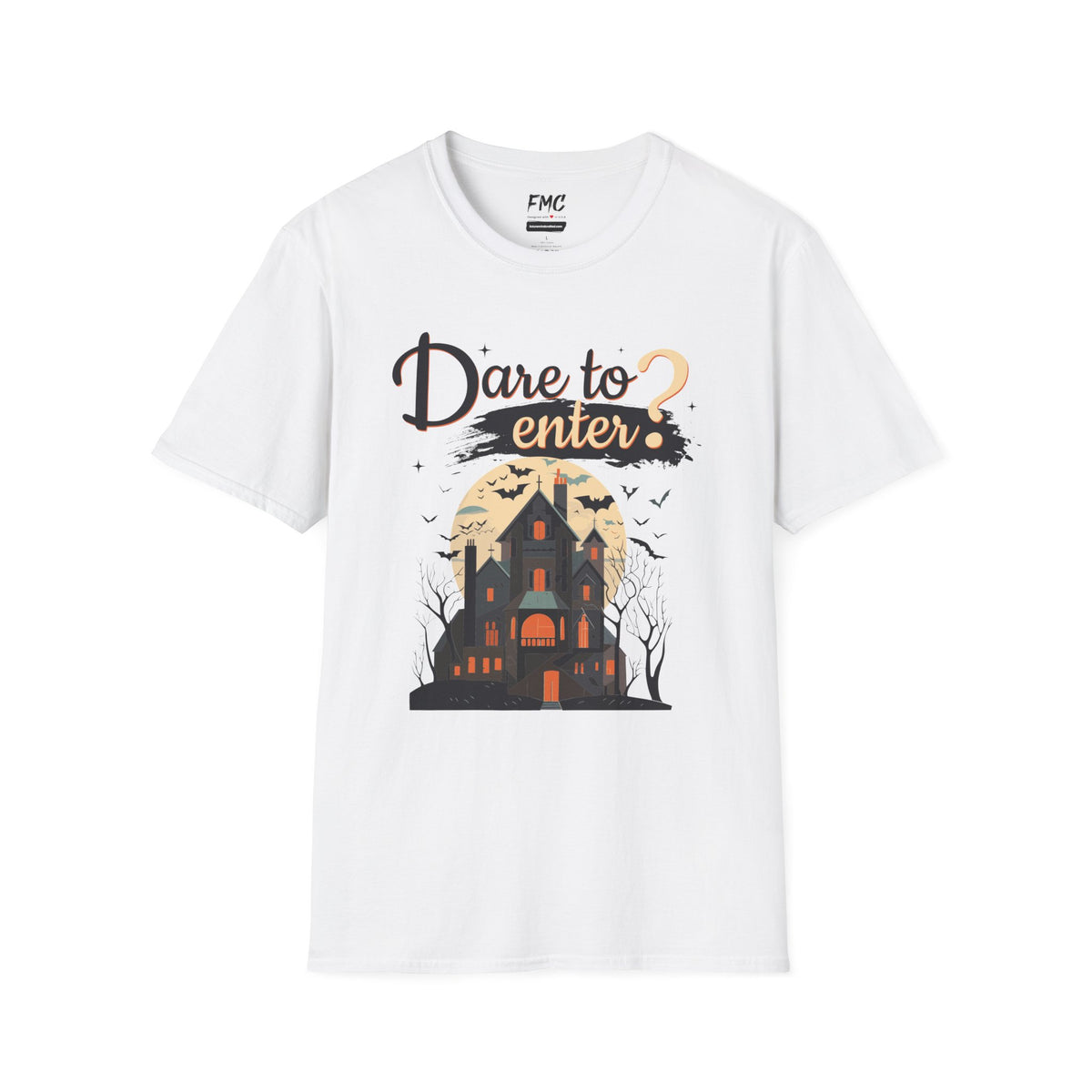 Dare to Enter Shirt - Haunted House Design, Scary House Sweatshirt, Unisex Halloween Shirt, Trendy and Halloween Apparel for Men and Women