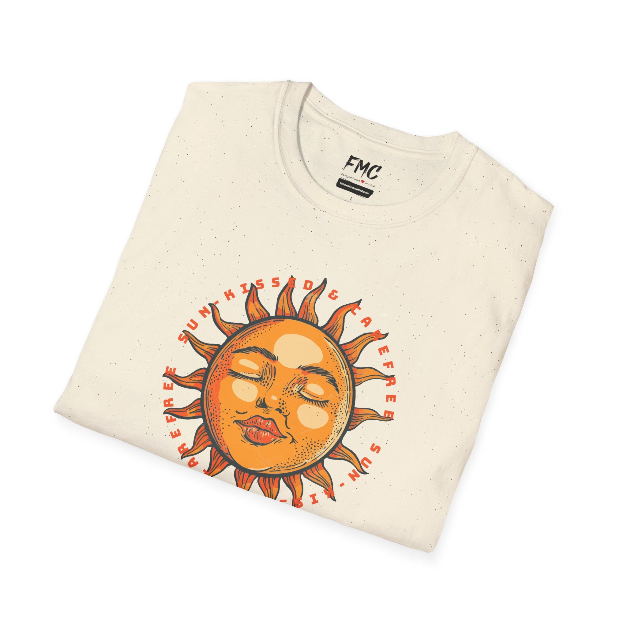 Sun Kissed Shirt - Sun Carefree Tee, Vintage Summer Unisex Beach Shirt, Trendy Summer Tee, Perfect Summer Beach Outfit, Vacay Shirt, Tee