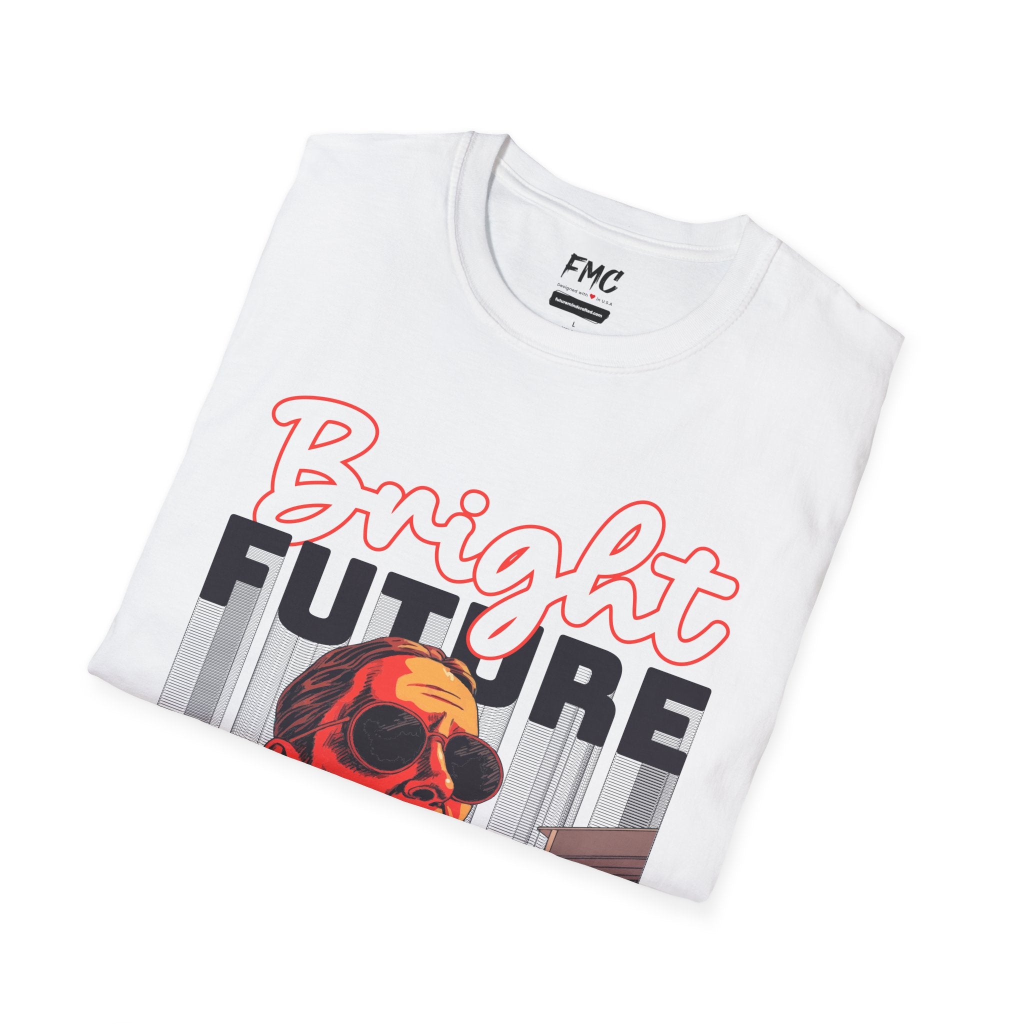 Bright Future Shirt - Melting Man Funny Summer Shirt, Unisex Beach Shirt, Trendy Summer Shirt and Beach Outfit, Ideal Vacay Shirt