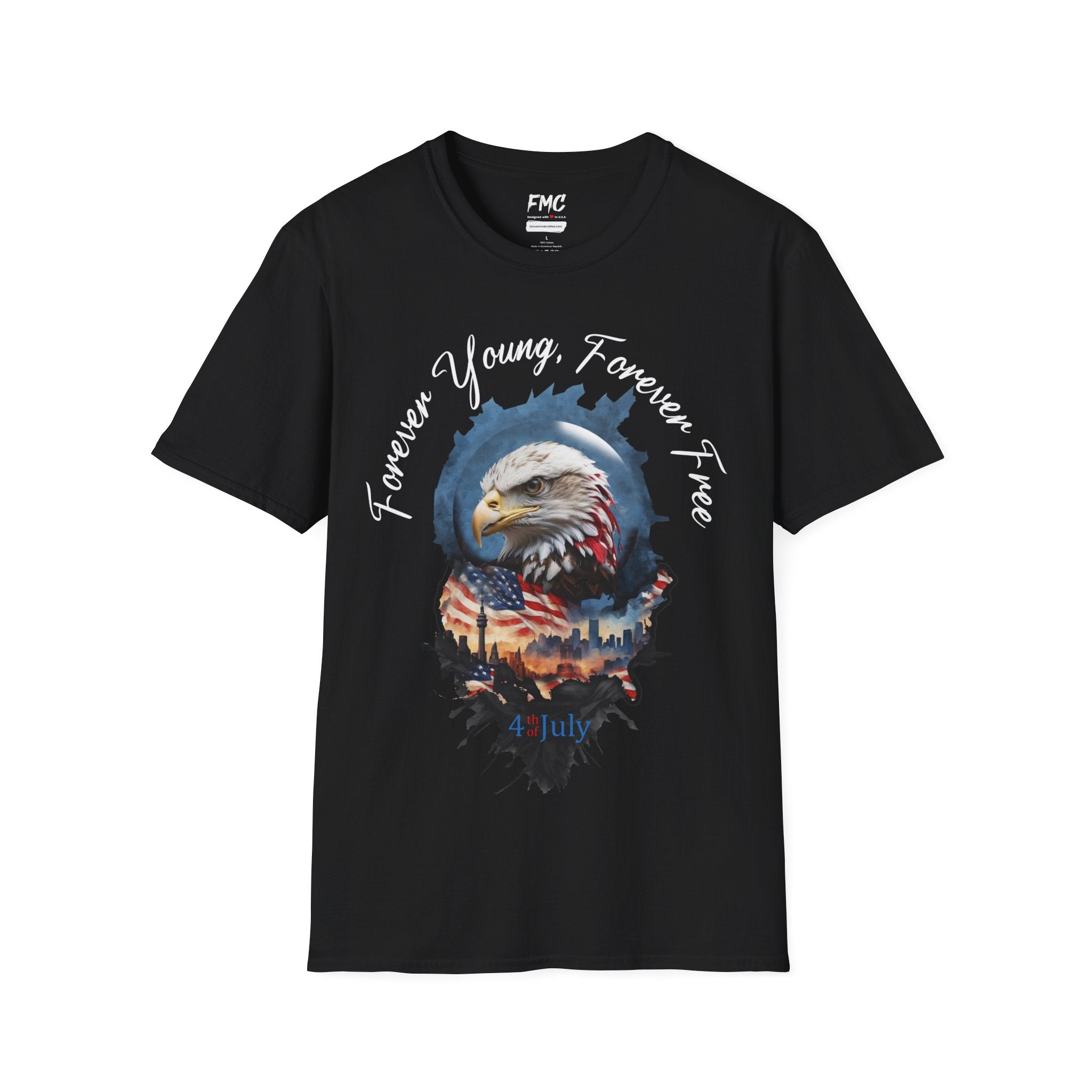 Forever Young Forever Free Tshirt 4th of July Shirt, Gift for 4th Of July, Independence T-Shirt, Patriot Shirt