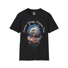 Forever Young Forever Free Tshirt 4th of July Shirt, Gift for 4th Of July, Independence T-Shirt, Patriot Shirt