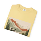 Fishing Lake Graphic T-Shirt — Vintage Fly Fishing Scene