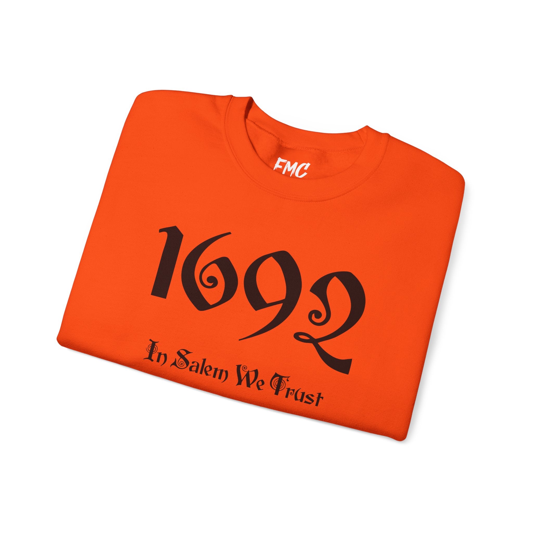 1692 Salem Halloween Adult Sweatshirt - 1692 In Salem We Trust Adult Sweatshirt, 1692 Salem Witch Sweatshirt, Women Halloween Sweatshirt