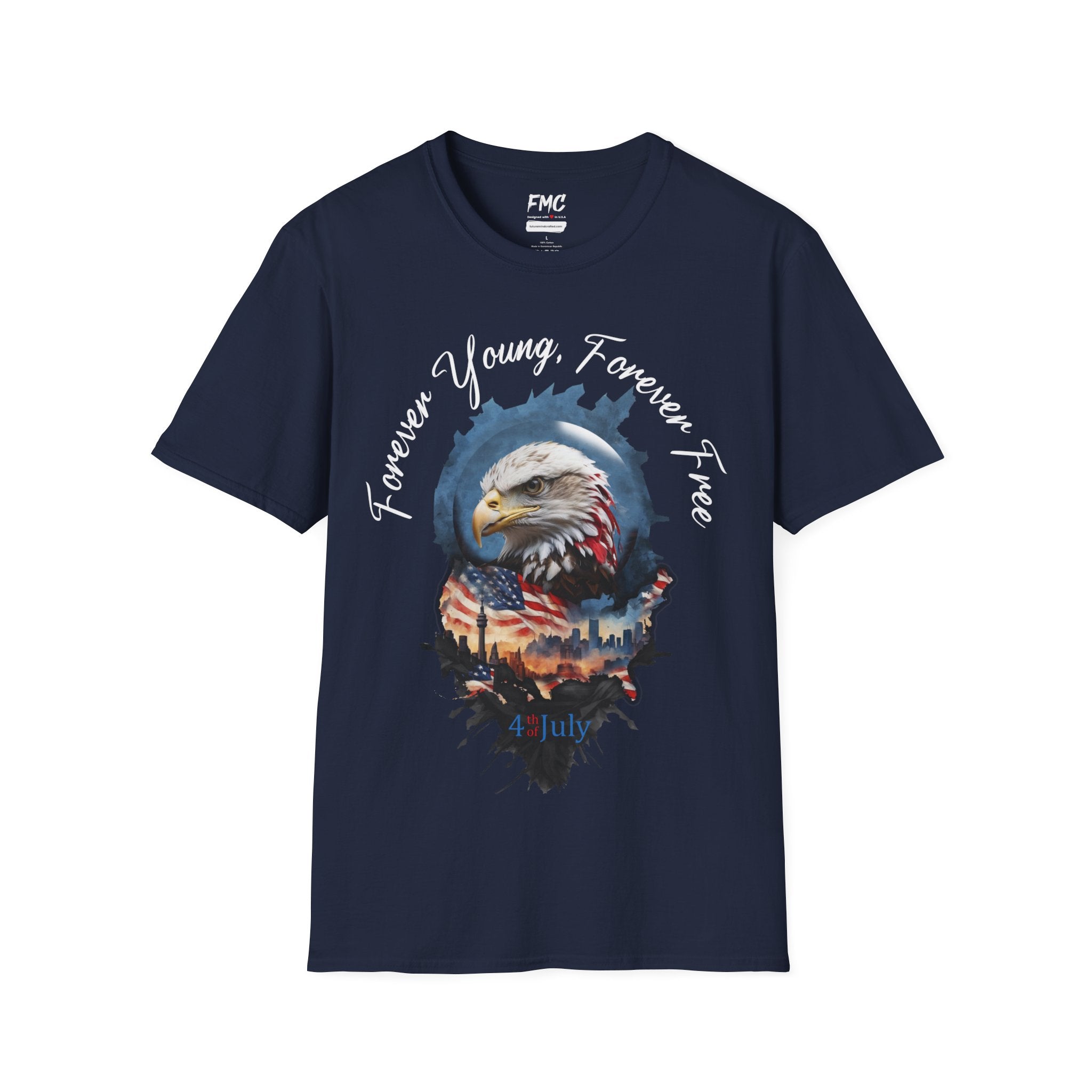 Forever Young Forever Free Tshirt 4th of July Shirt, Gift for 4th Of July, Independence T-Shirt, Patriot Shirt