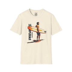 Private Paradise Tee - Surfing Man Shirt with Surf Quote, Cool Beach Shirt for Men, Trendy Summer Shirt and Beach Outfit, Perfect Vacay Tee